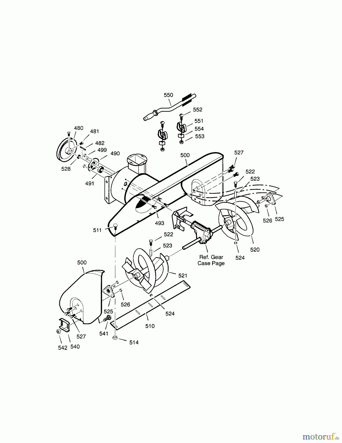 CRAFTSMAN Divers SNOWTHROWER- GAS 536.881800 Seite 6