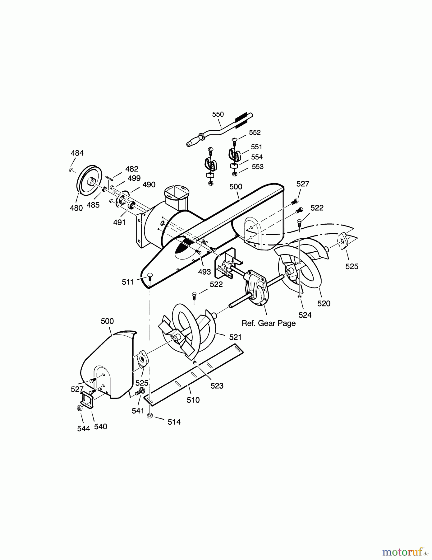 CRAFTSMAN Divers SNOWTHROWER- GAS 536.889253 Seite 5