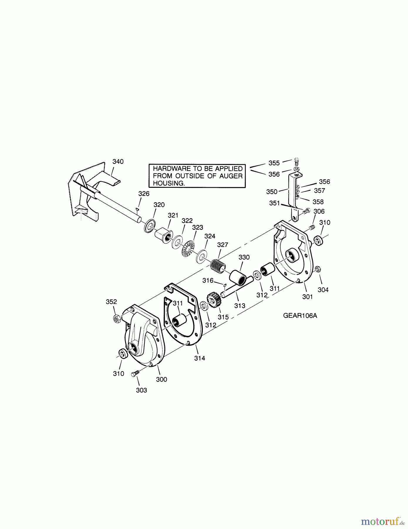 CRAFTSMAN Divers SNOWTHROWER- GAS 536.889253 Seite 6