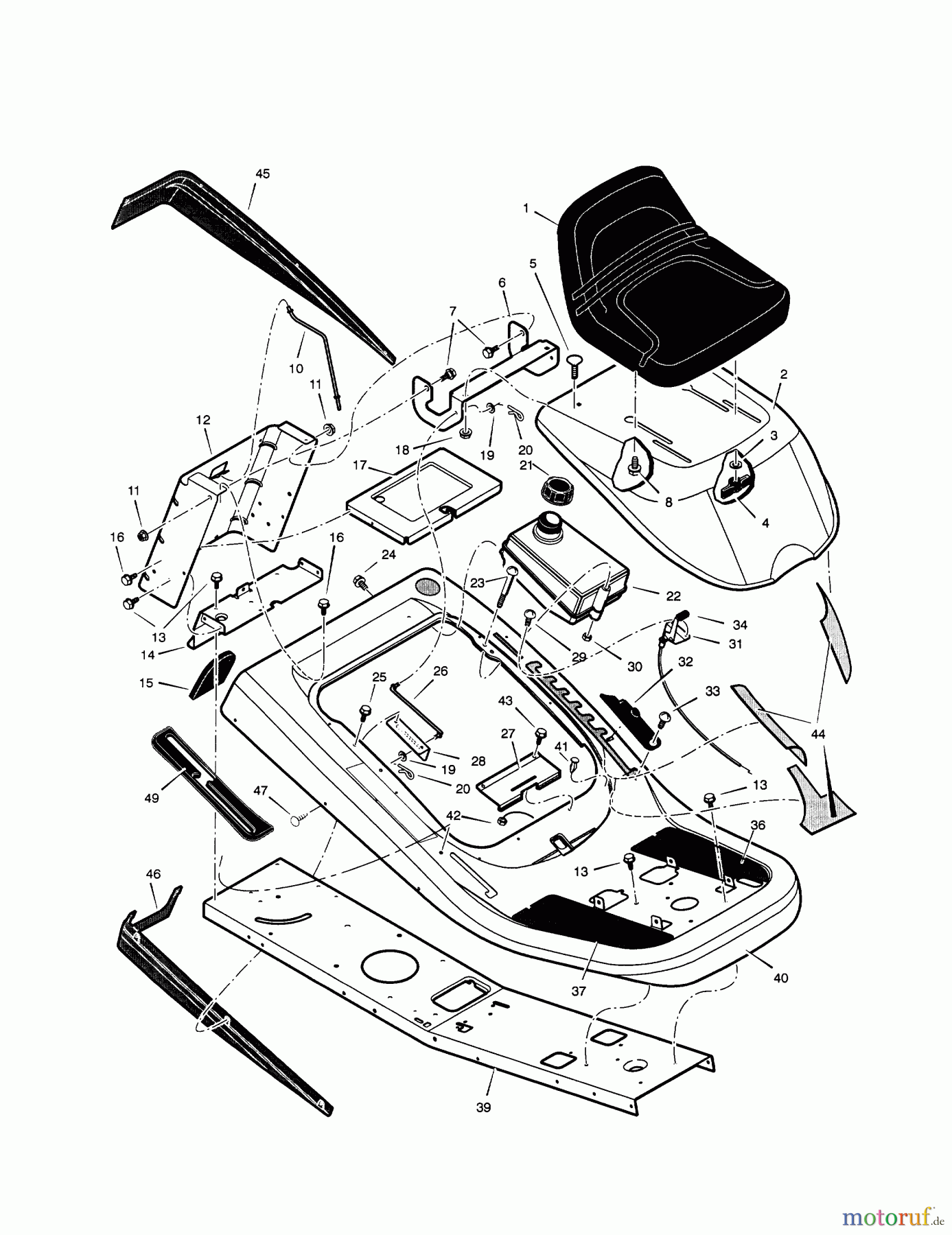 CRAFTSMAN Divers TRACTOR- LAWN 536.270300 Seite 1