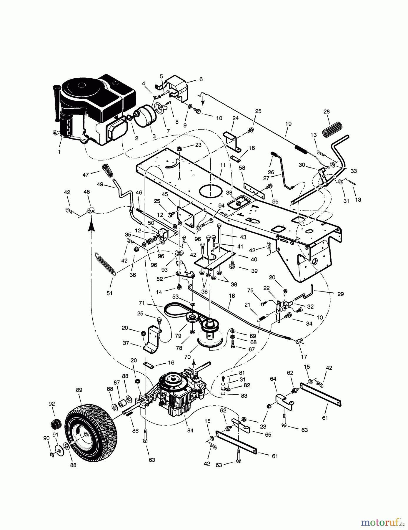 CRAFTSMAN Divers TRACTOR- LAWN 536.270300 Seite 3