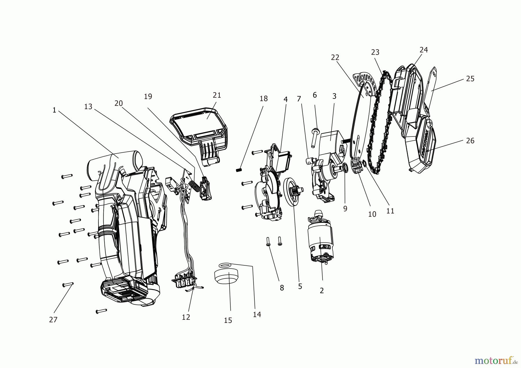 BLACK+DECKER AUSSERHALB KETTENSÄGEN UND ASTSCHEREN KETTENSÄGE BCCS320C1 Seite 1