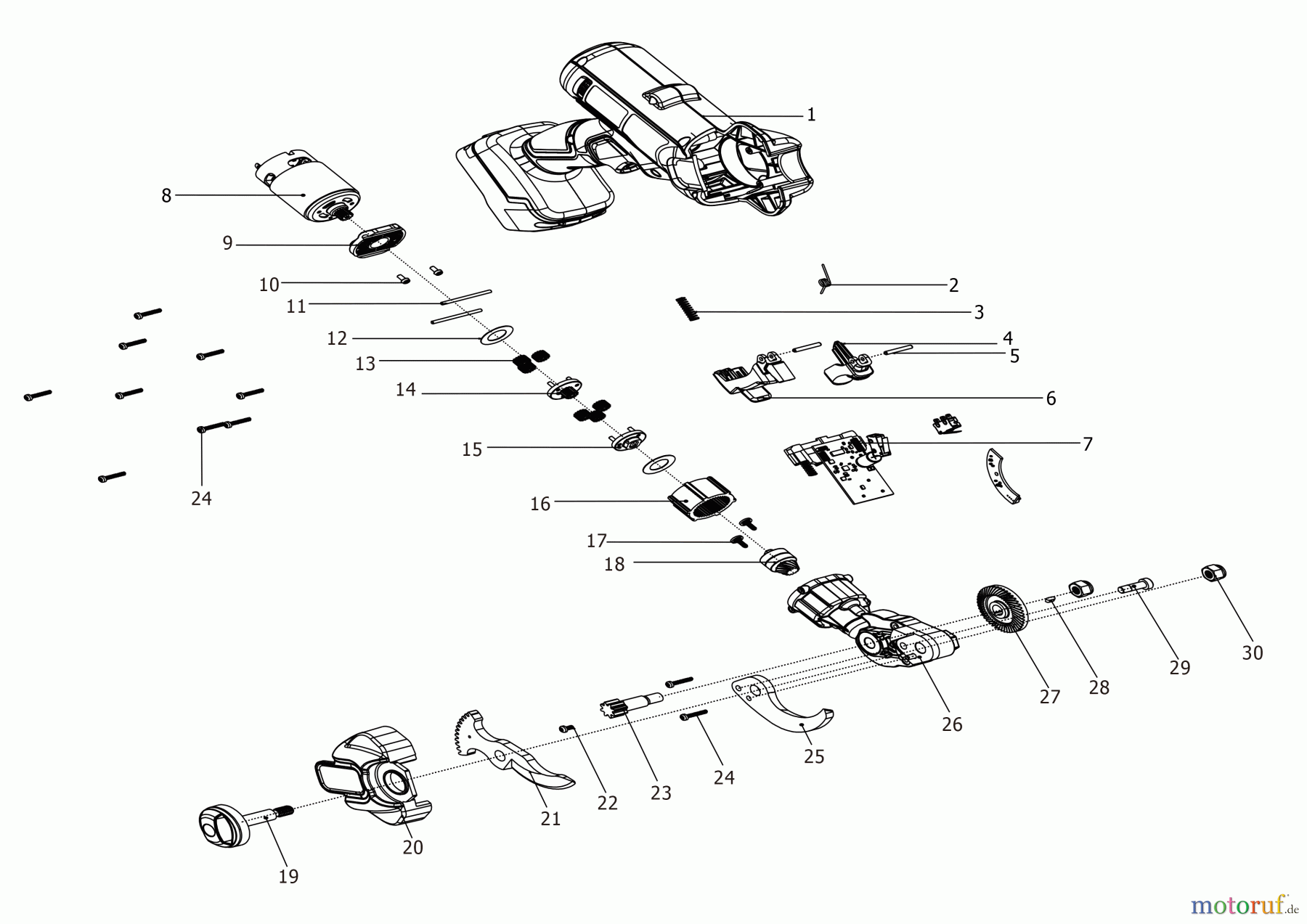 BLACK+DECKER AUSSERHALB KETTENSÄGEN UND ASTSCHEREN BAUMSCHERE BCPP18B Seite 1