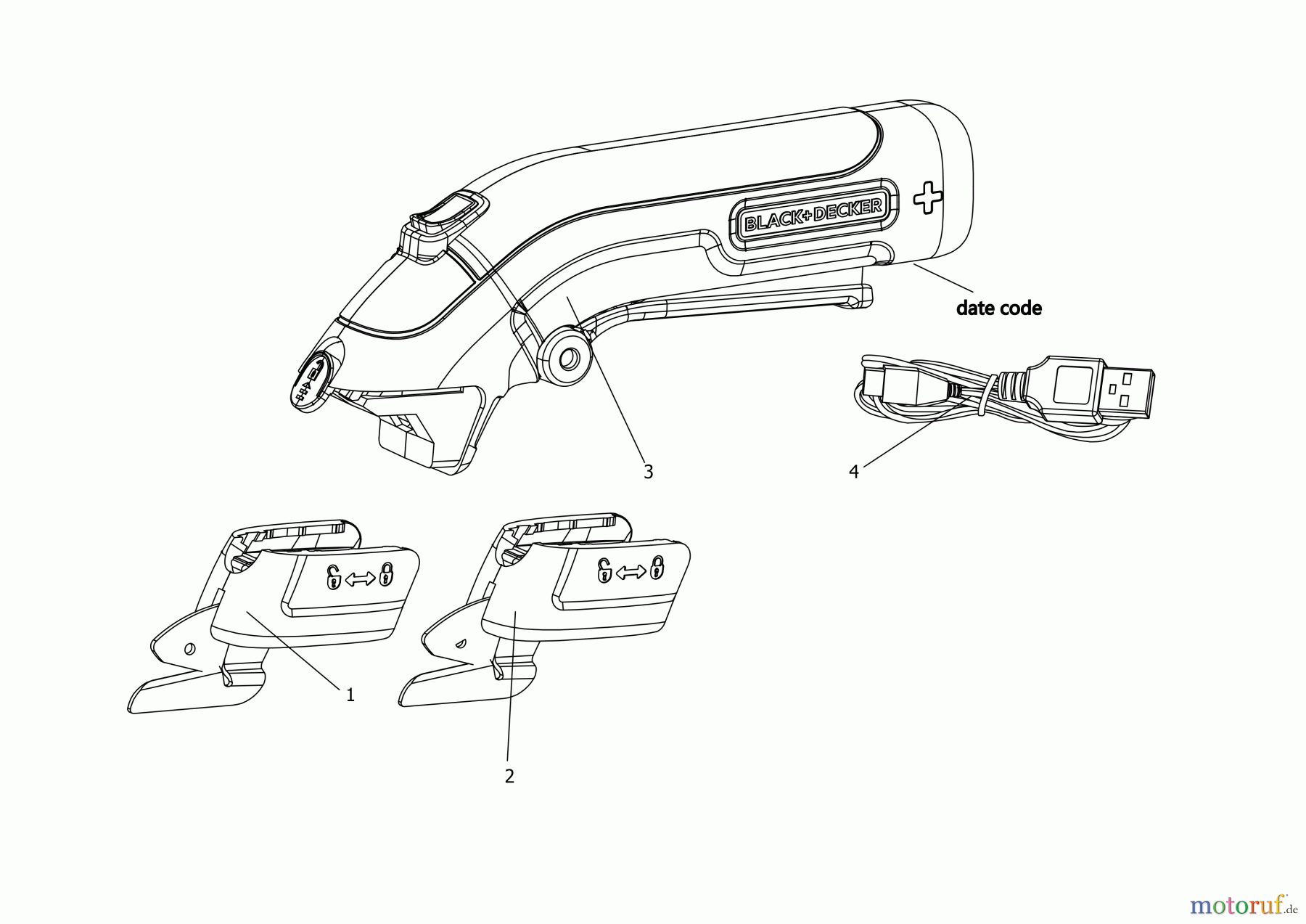 BLACK+DECKER PROFESSIONELL SCHEREN & KNABBERZEUG SCHERE BCSC115 Seite 1