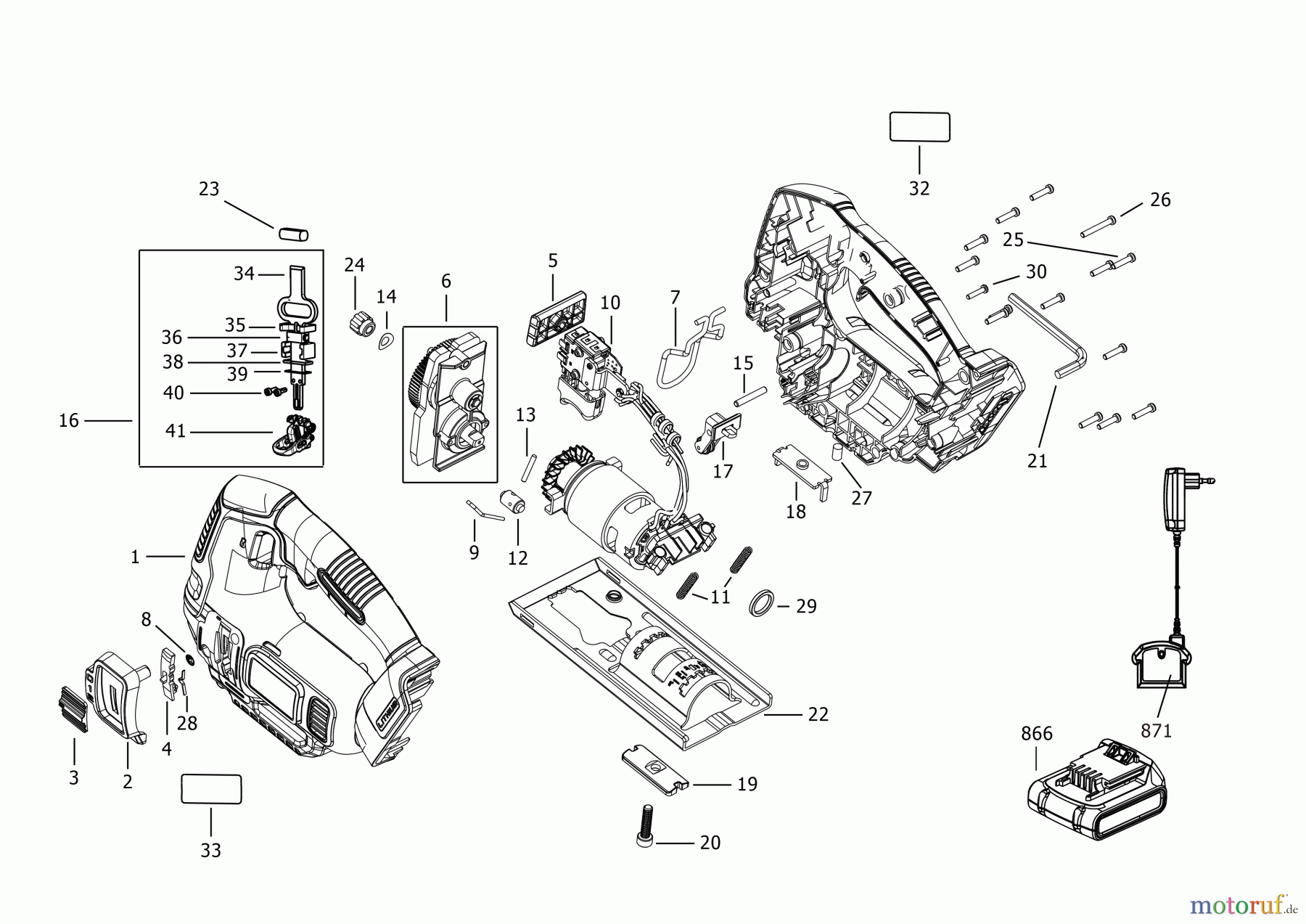 BLACK+DECKER INNENAUSSTATTUNG SÄGE STICHSÄGE BDCJS18 Seite 1