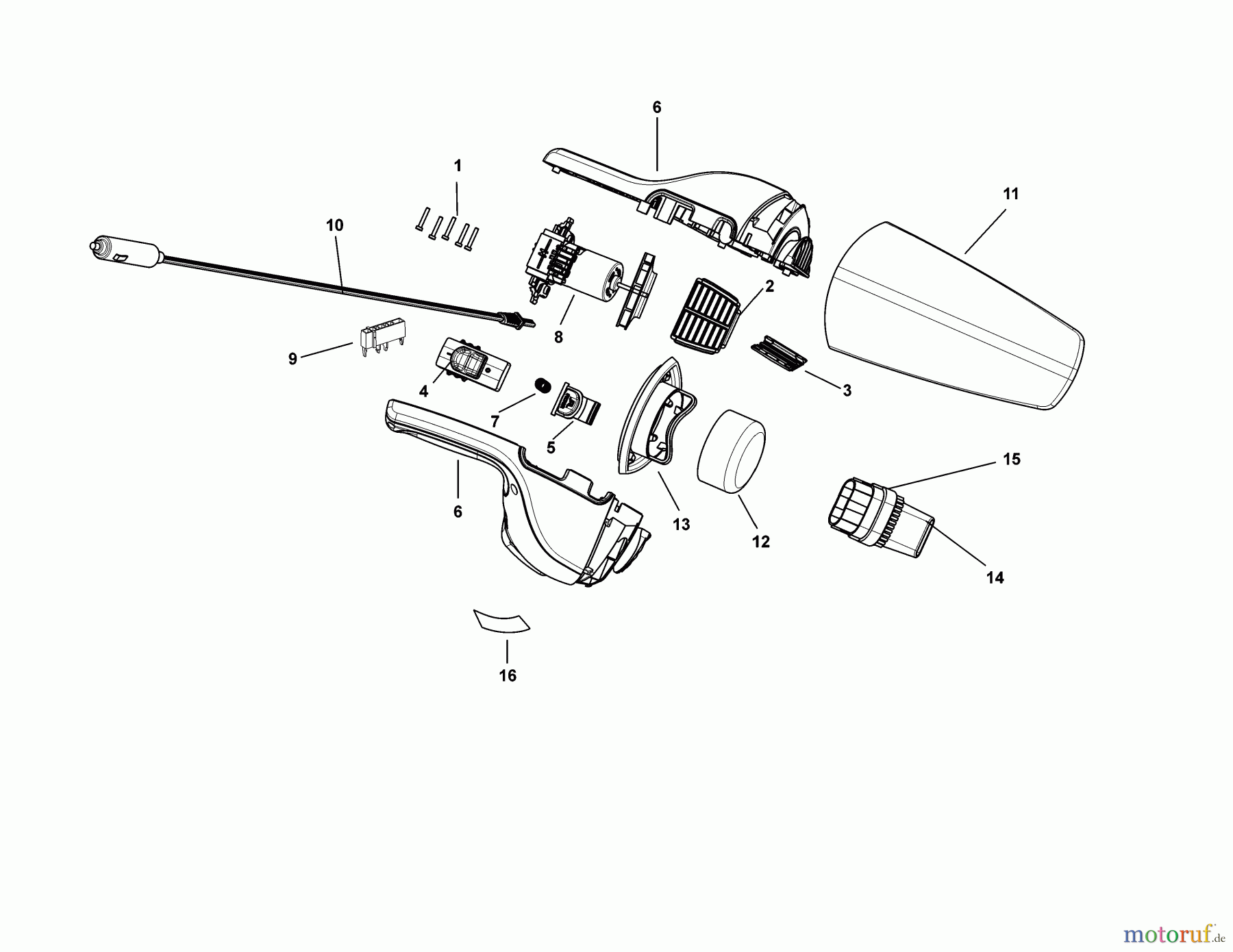  BLACK+DECKER Divers 12V CAR VAC COMPACT BDCV370 Seite 1