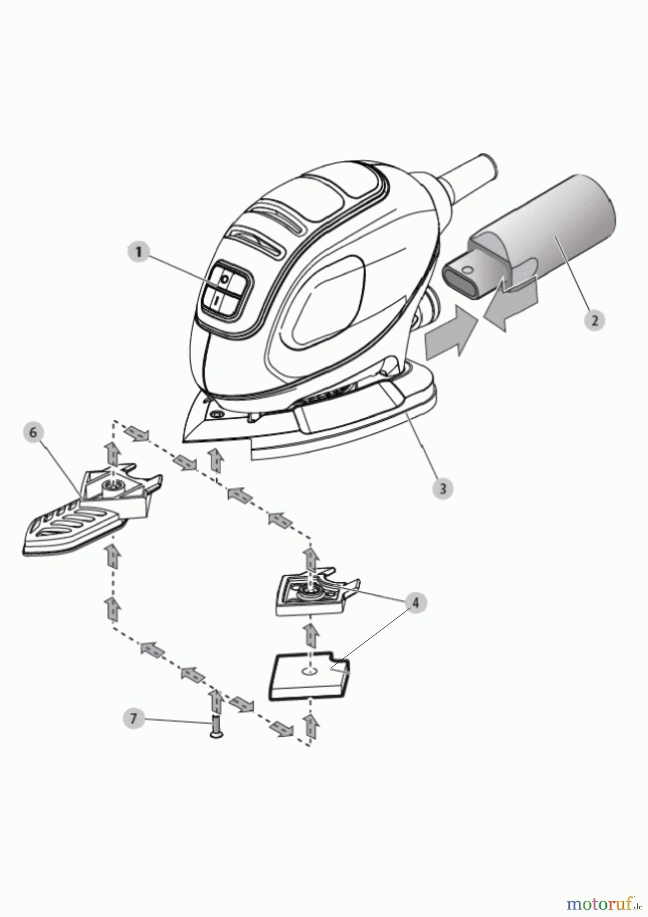  BLACK+DECKER INNENAUSSTATTUNG SCHLEIFER UND POLIERER SCHLEIFER BDEMS230K6 Seite 1