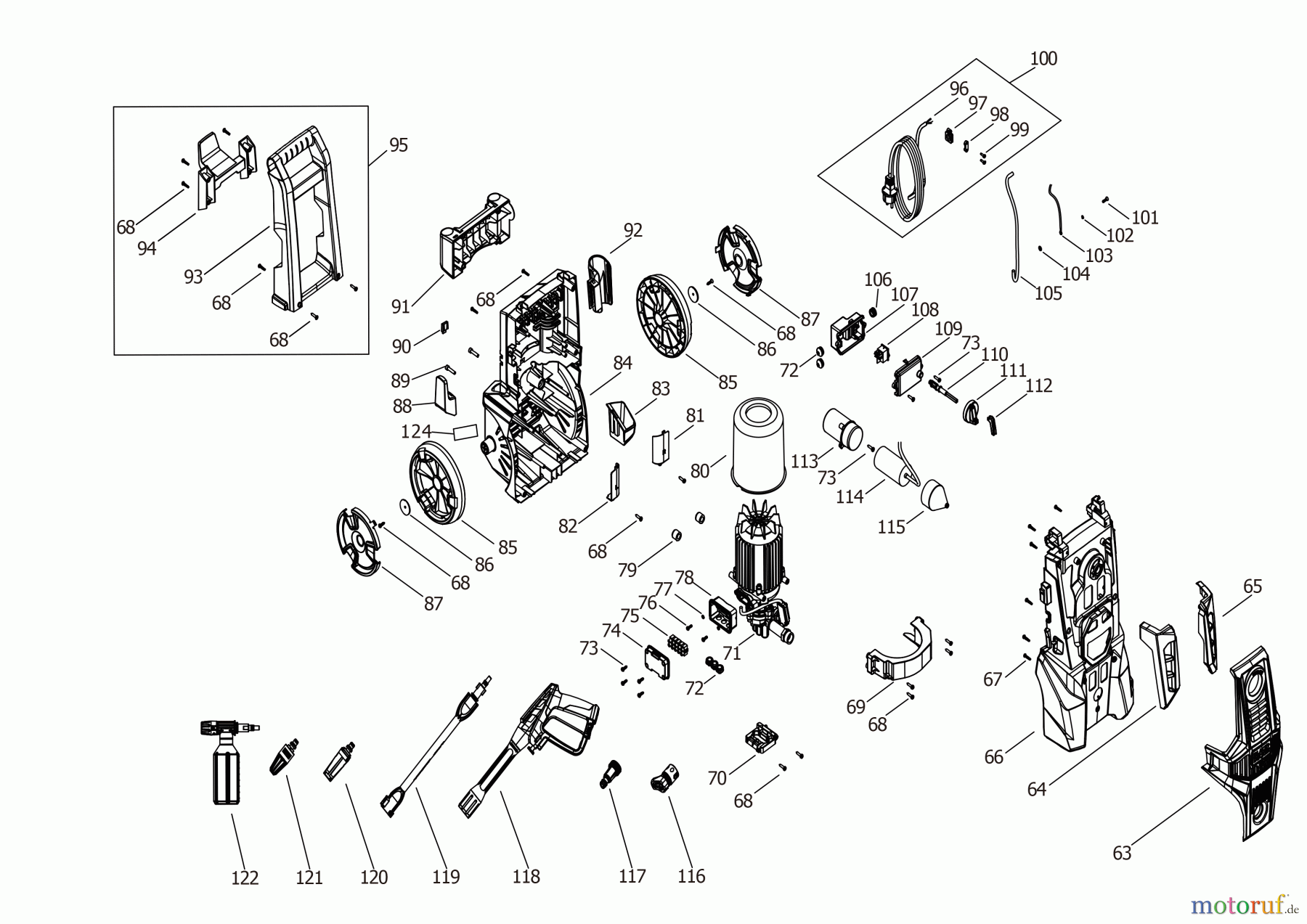 BLACK+DECKER AUSSERHALB HOCHDRUCKREINIGER, PUMPEN, KOMPRESSOREN, GENERATOREN HOCHDRUCKREINIGER BEPWB2000 Seite 3