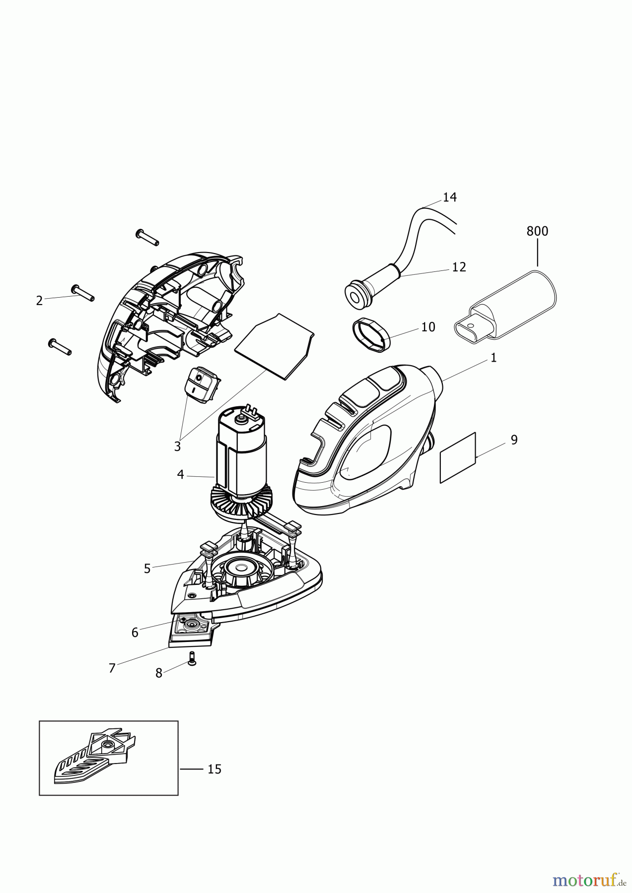 BLACK+DECKER INNENAUSSTATTUNG ABSCHLEIFGERÄT SCHLEIFER BEW230SBCK Seite 1