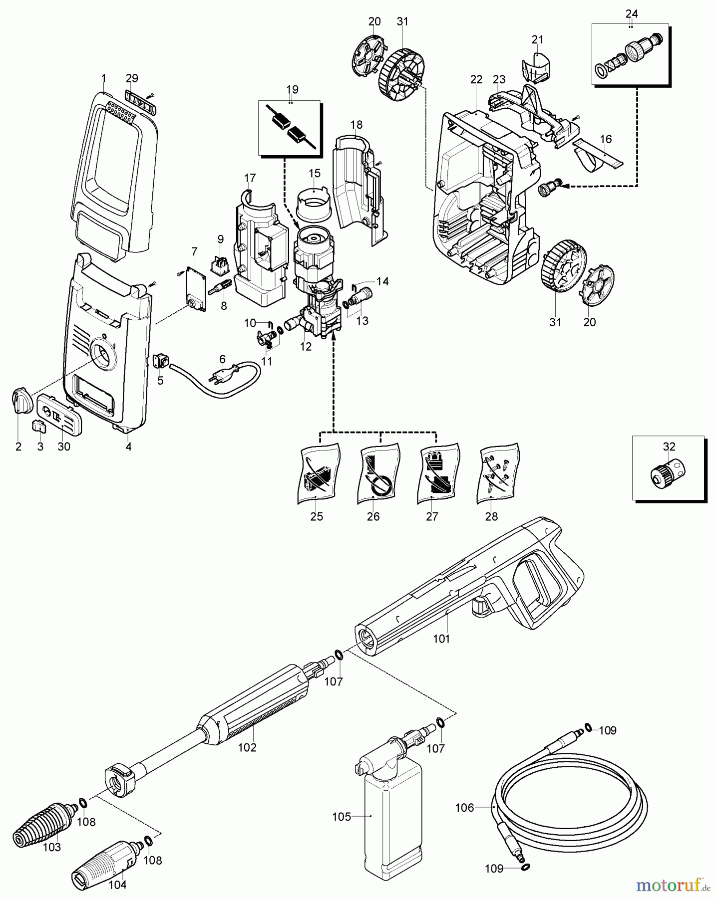  BLACK+DECKER Divers HOCHDRUCKREINIGER BW16 Seite 1