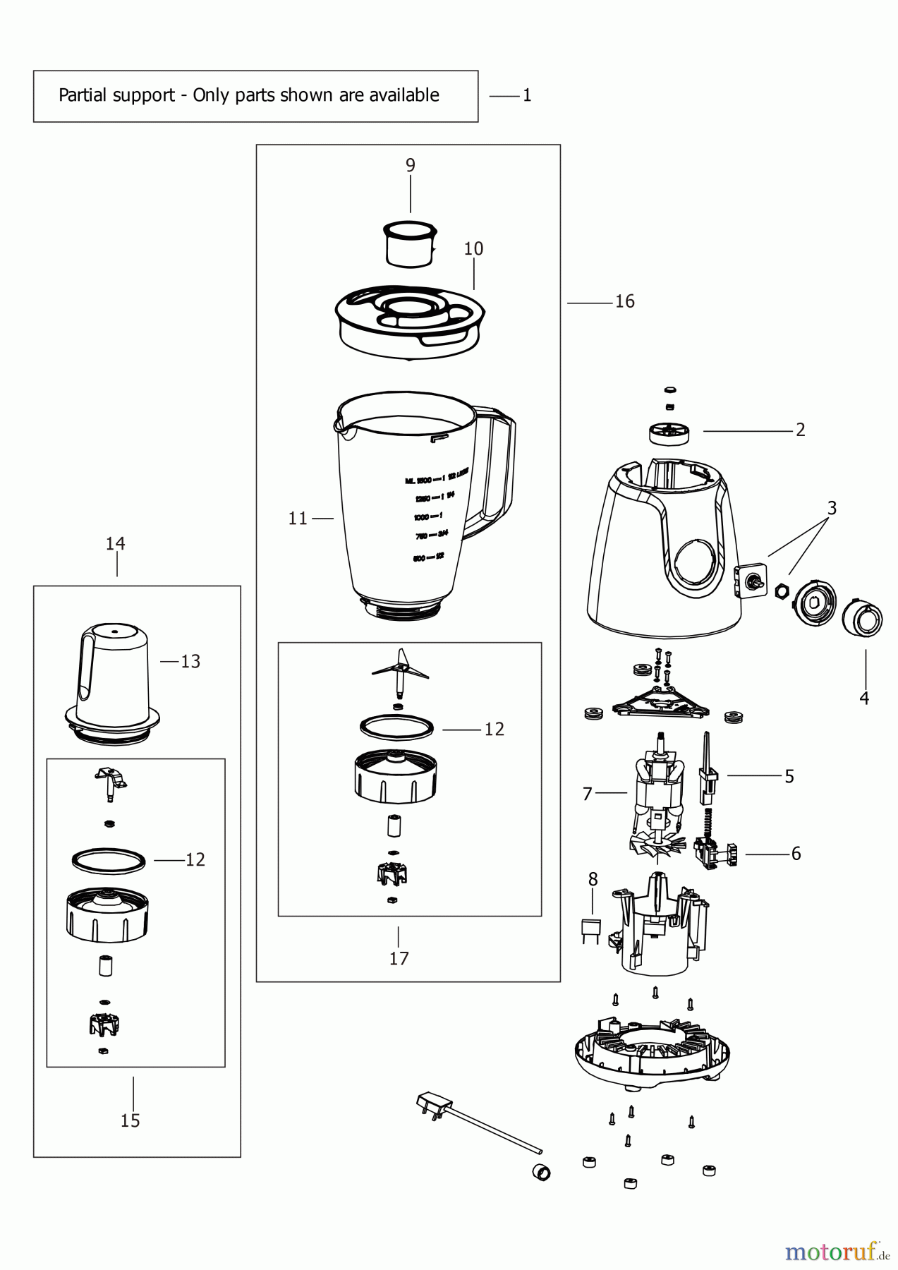  BLACK+DECKER HAUSHALT LEBENSMITTELZUBEREITUNG MIXER BX4130 Seite 1