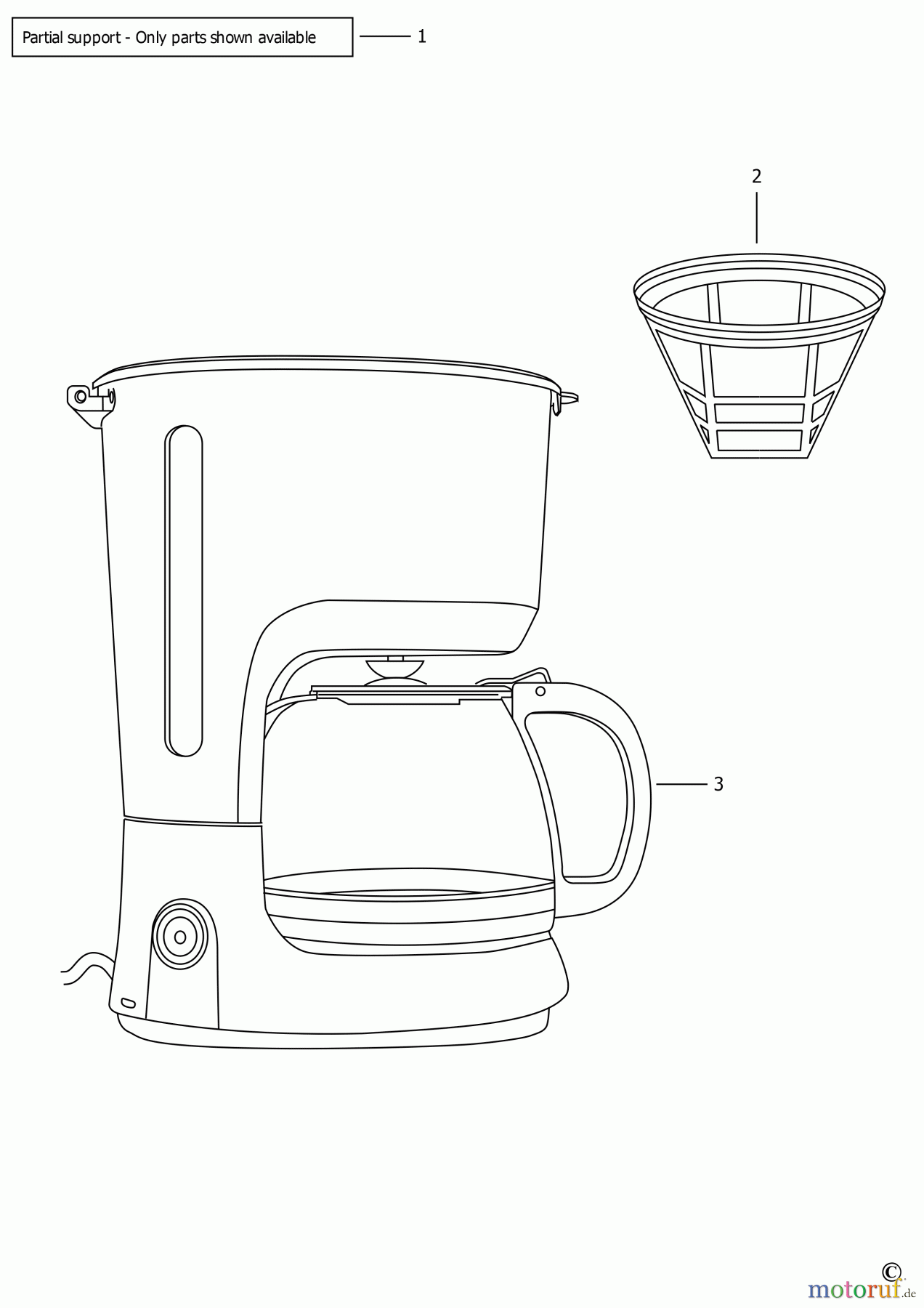 BLACK+DECKER HAUSHALT GETRÄNKE KAFFEEMASCHINE BXCO750E Seite 1