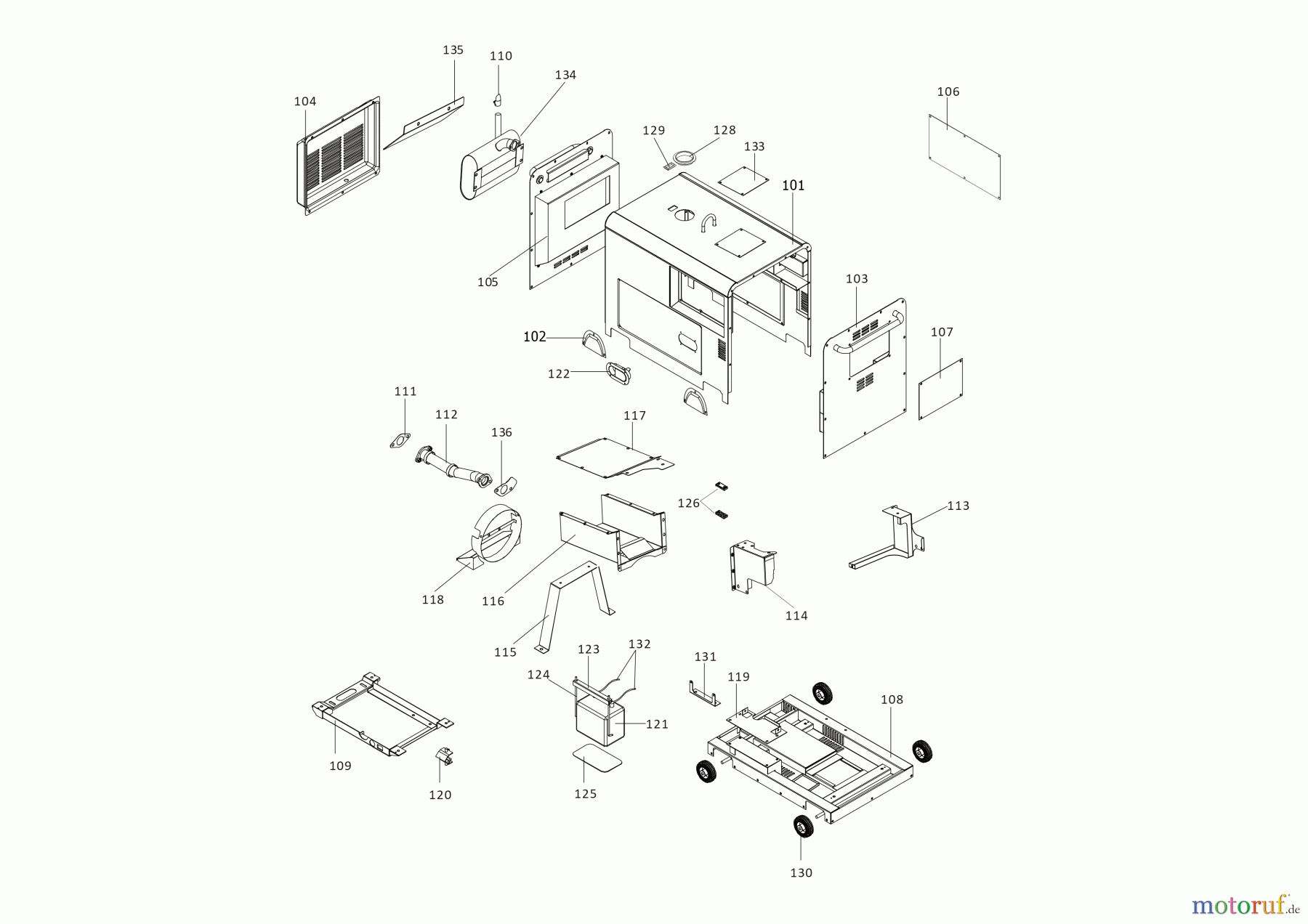 BLACK+DECKER AUSSERHALB HOCHDRUCKREINIGER, PUMPEN, KOMPRESSOREN, GENERATOREN GENERATOR BXGND5300E Seite 2