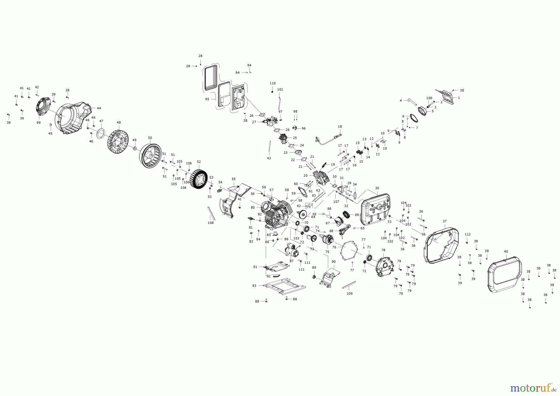 BLACK+DECKER AUSSERHALB HOCHDRUCKREINIGER, PUMPEN, KOMPRESSOREN, GENERATOREN WANDLER BXGNI6500E Seite 2