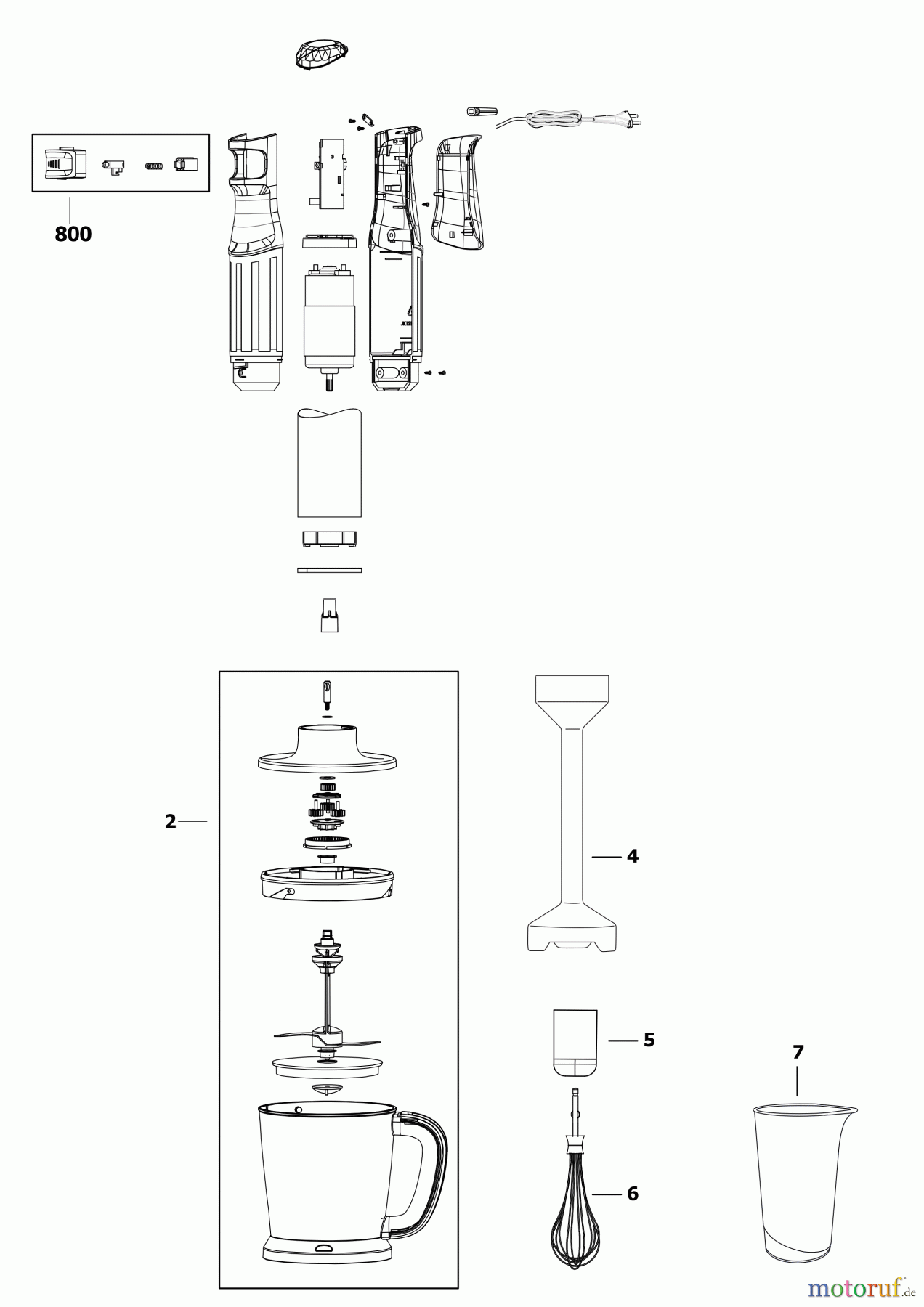 BLACK+DECKER HAUSHALT LEBENSMITTELZUBEREITUNG MIXER BXHB1501E Seite 1