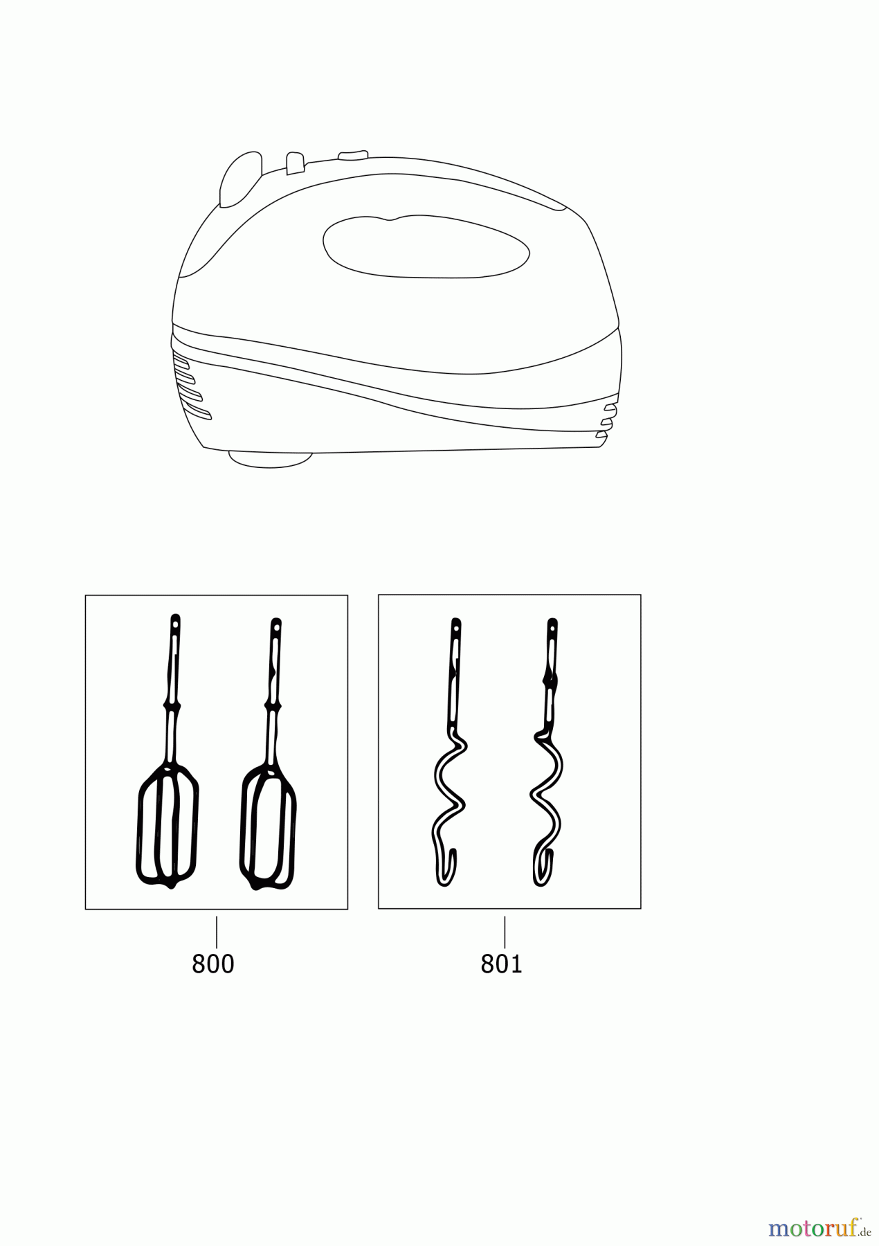 BLACK+DECKER HAUSHALT LEBENSMITTELZUBEREITUNG MISCHER BXMX301E Seite 1