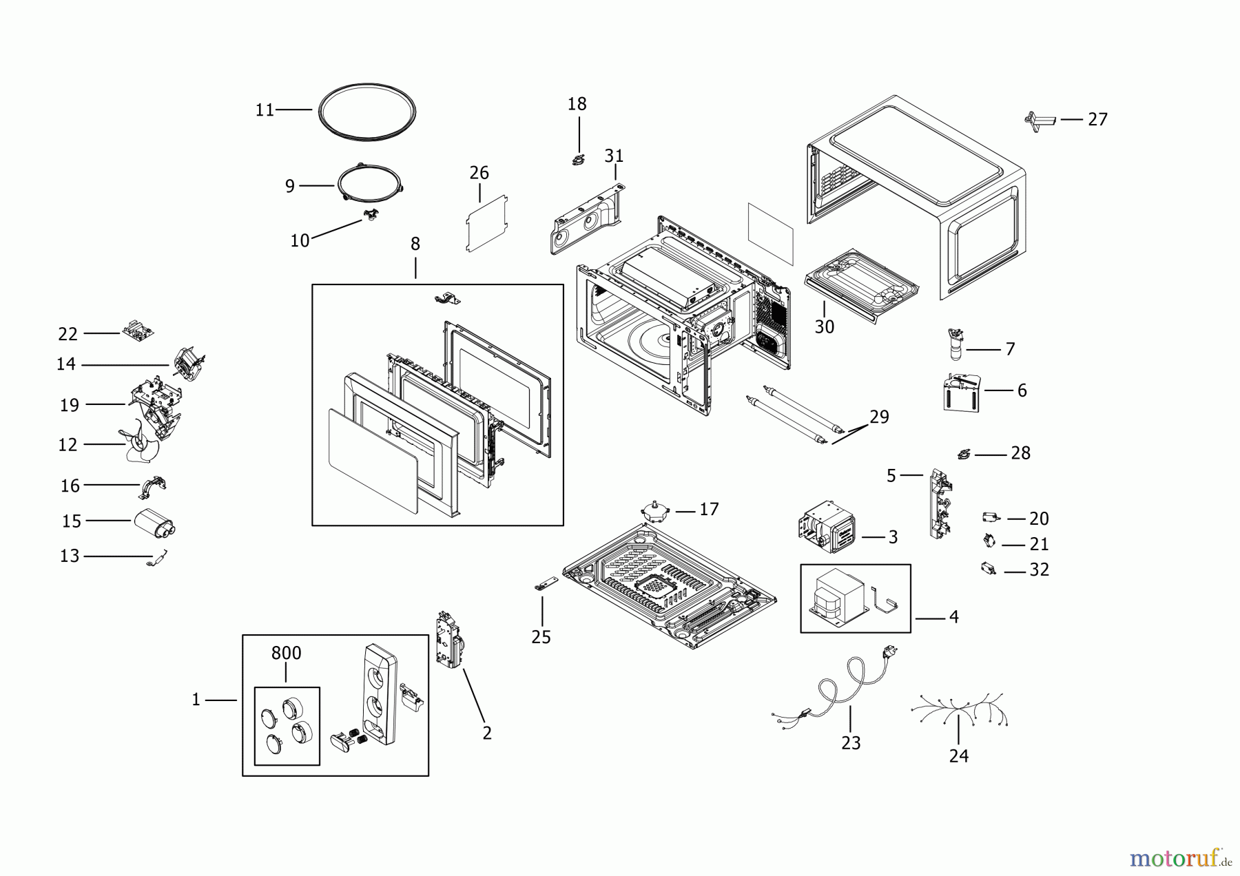 BLACK+DECKER HAUSHALT KOCHEN MIKROWELLE BXMZ702E Seite 1