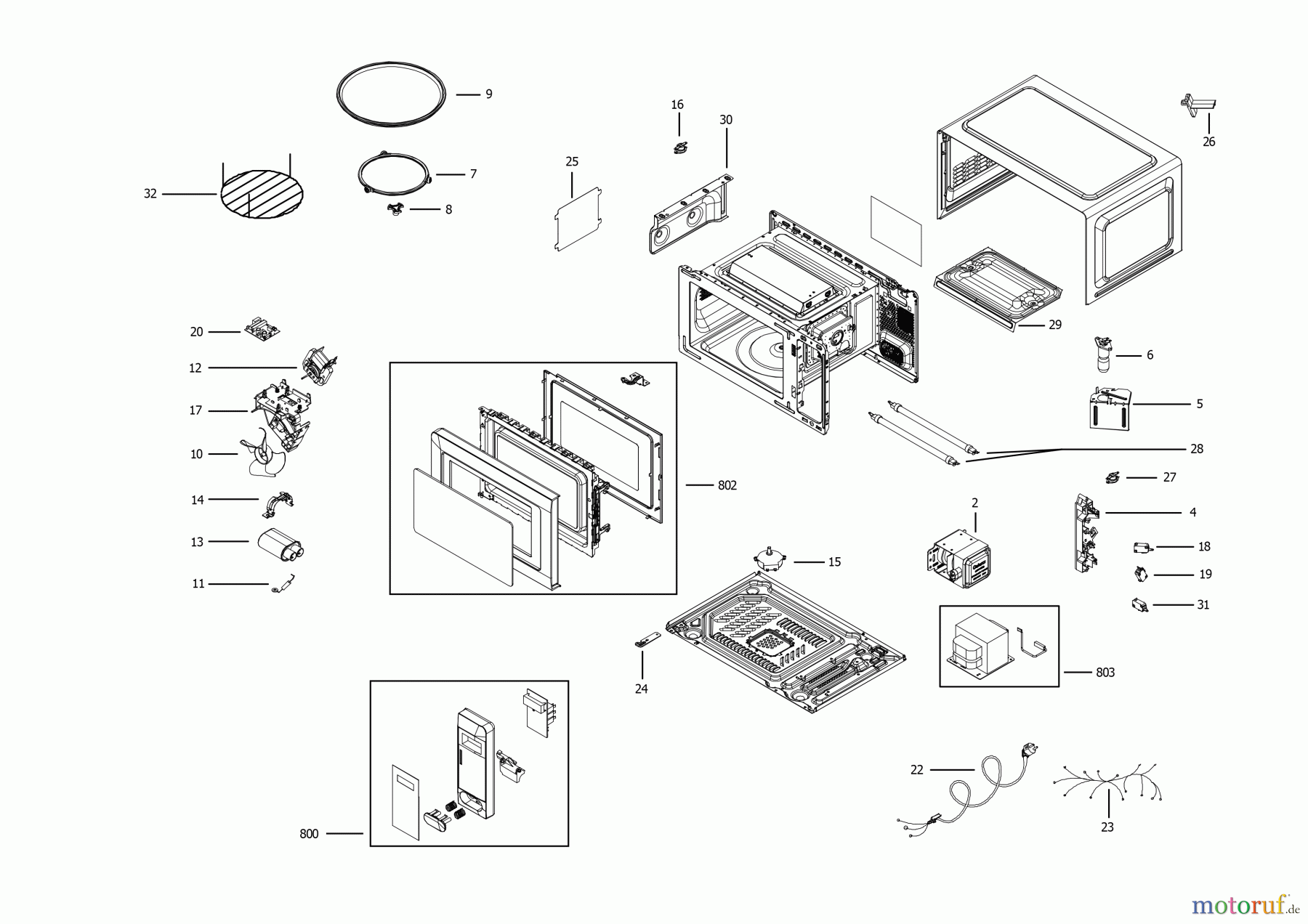 BLACK+DECKER HAUSHALT KOCHEN MIKROWELLE BXMZ701E Seite 1