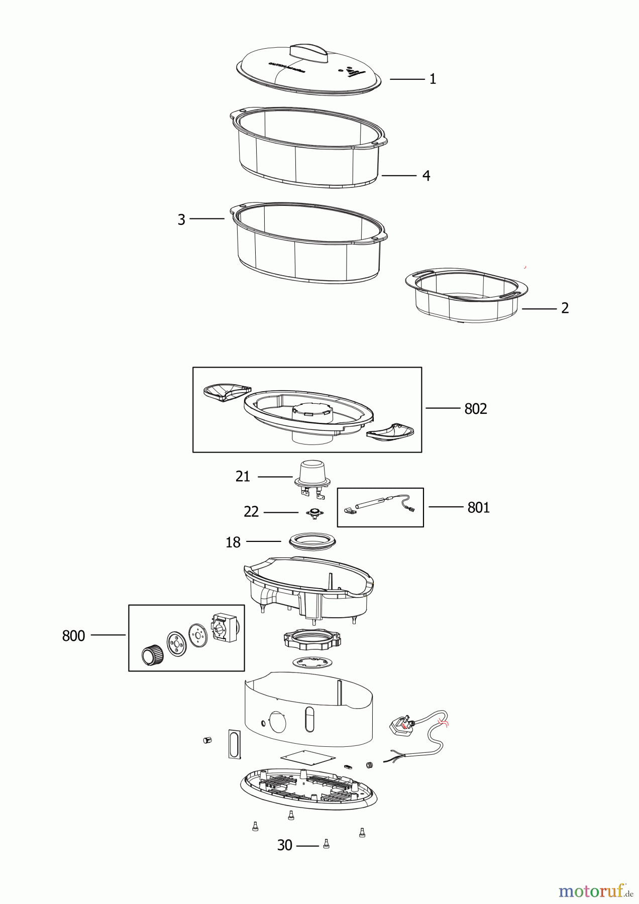  BLACK+DECKER HAUSHALT KOCHEN DÄMPFAPPARAT BXST800E Seite 1