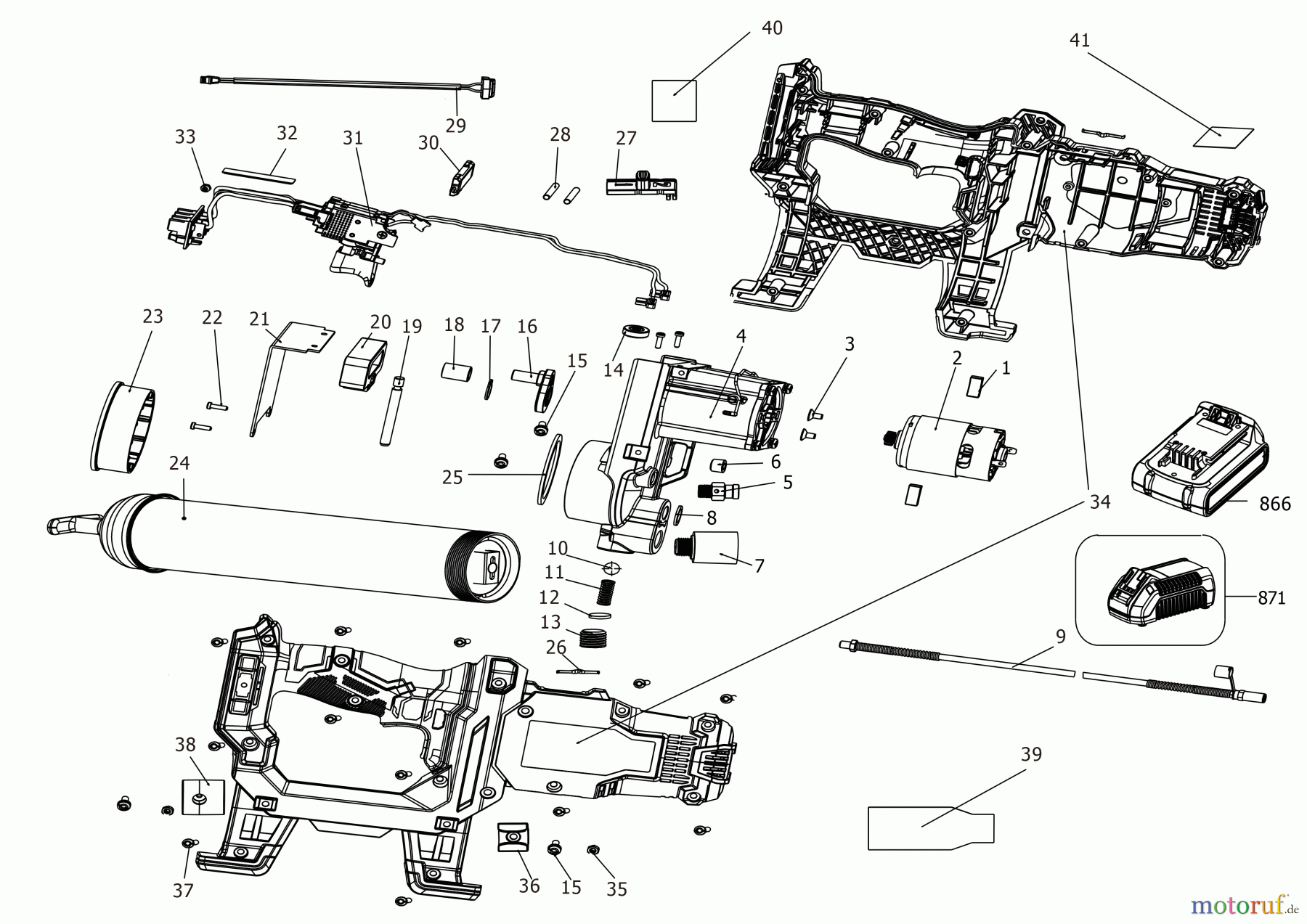 CRAFTSMAN CORDLESS OUTDOOR AKKU FETTPRESSE CMCGG001D1 Seite 1