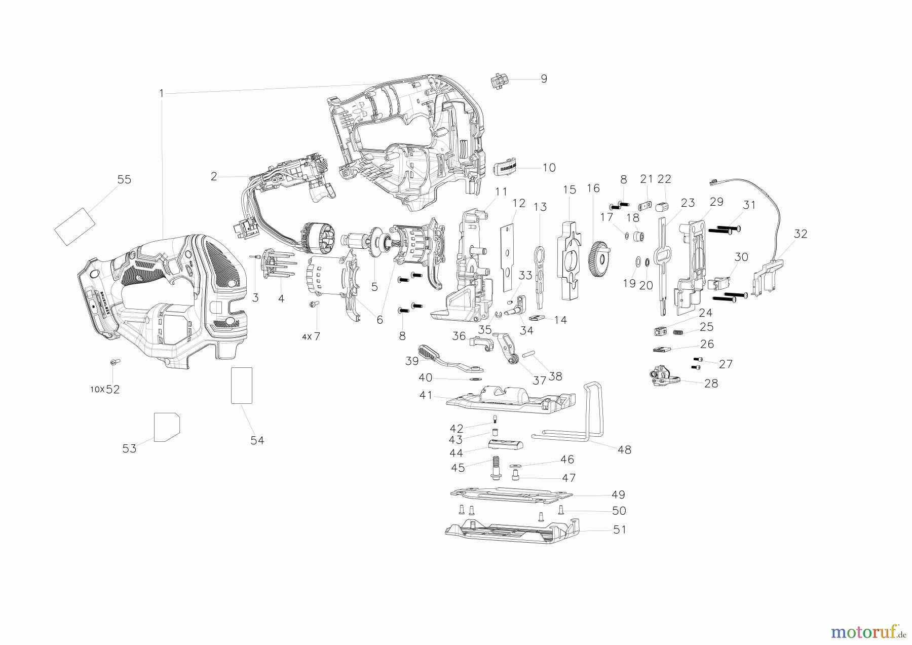  CRAFTSMAN CDLS SAW AKKU-STICHSÄGE CMCS650B Seite 1