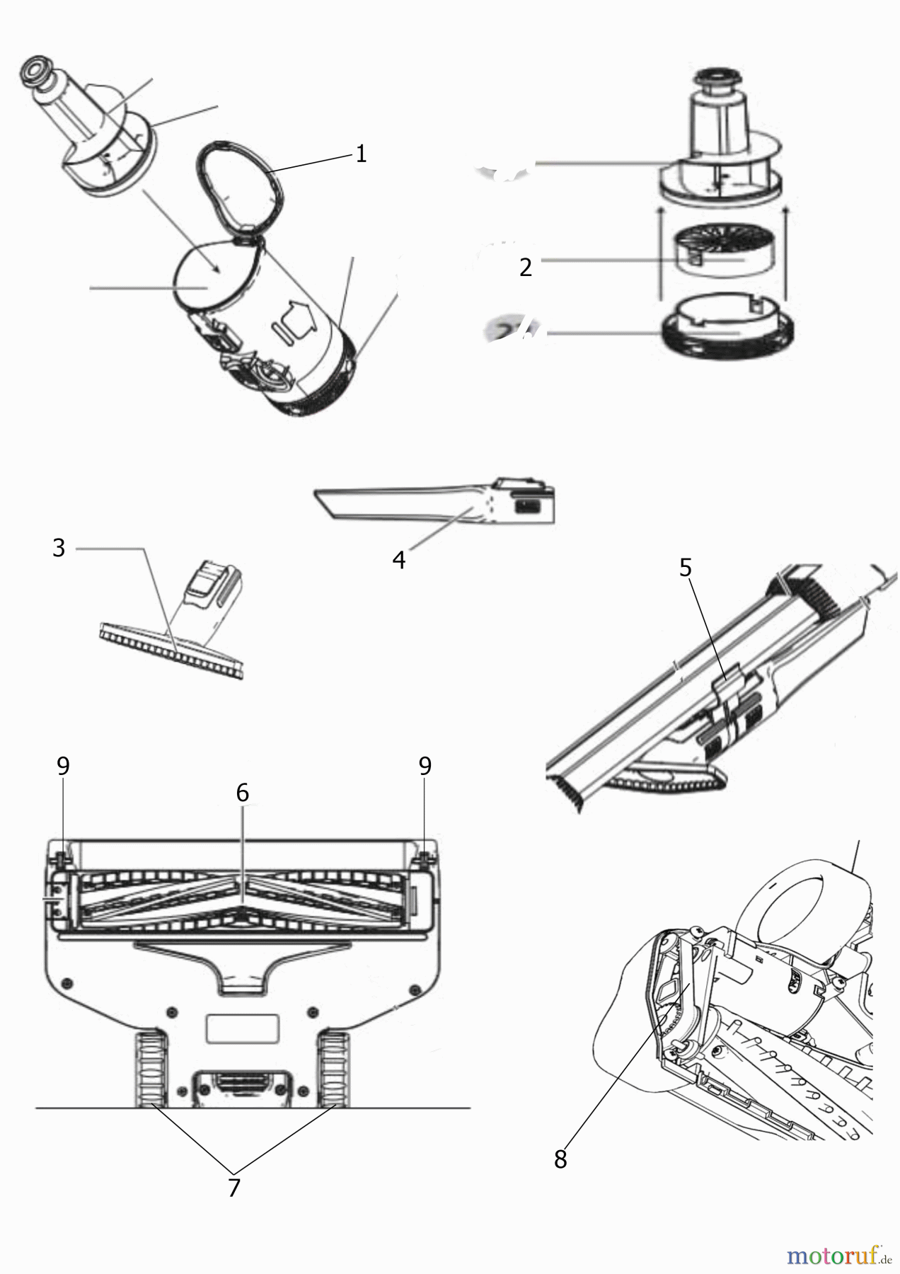 CRAFTSMAN CORDLESS VACS HANDSTAUBSAUGER CMCVS001D1R Seite 1