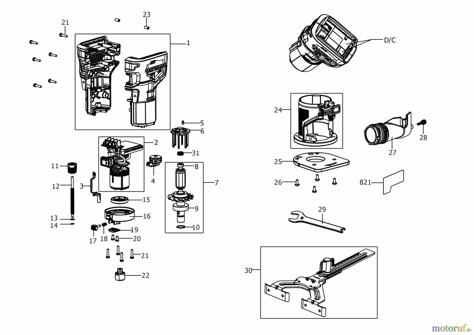  CRAFTSMAN CORDED ROUTERS FRÄSMASCHINE CMCW400B Seite 1