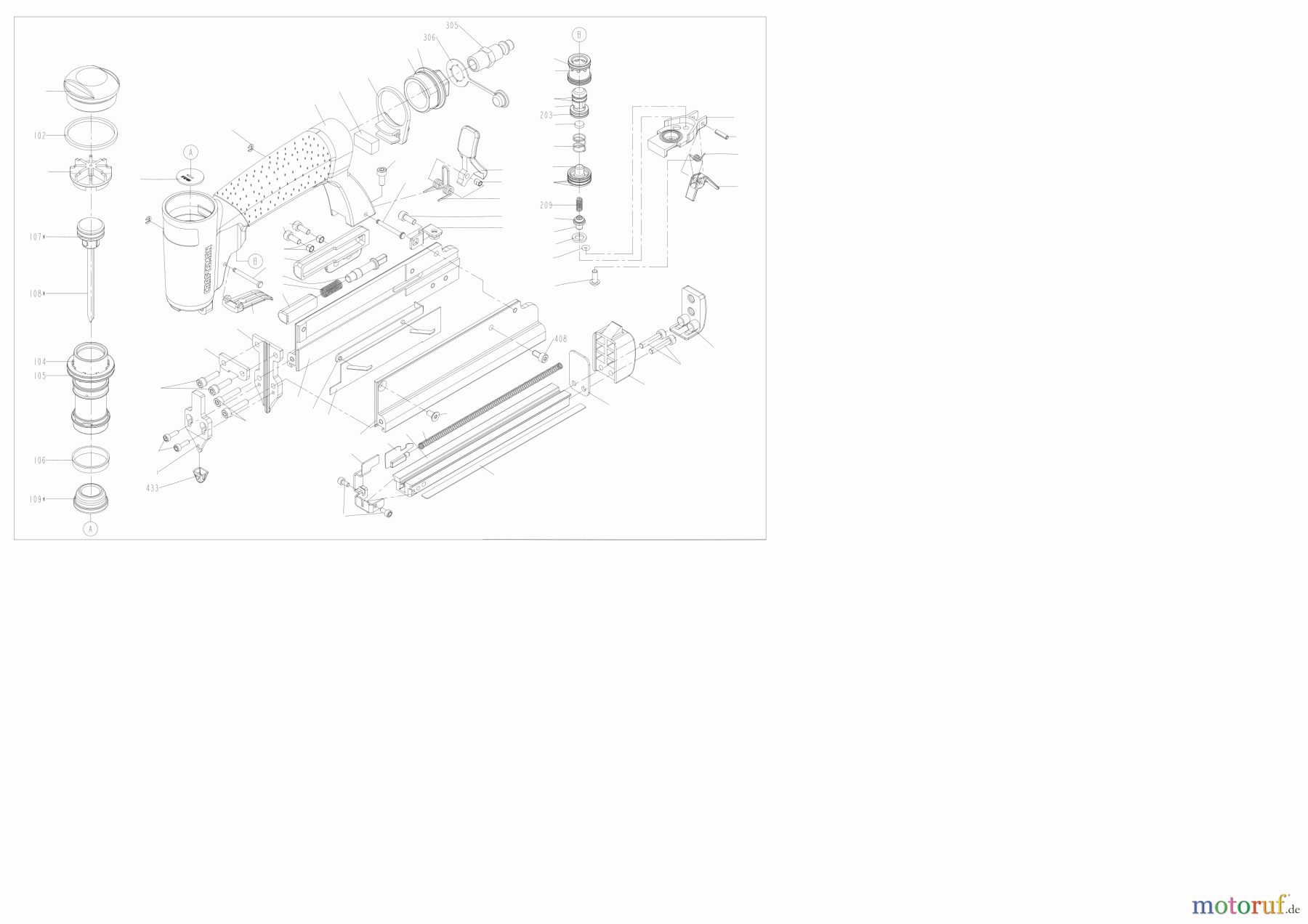 CRAFTSMAN AIR NAILERS PIN NAGLER CMPPN23 Seite 1