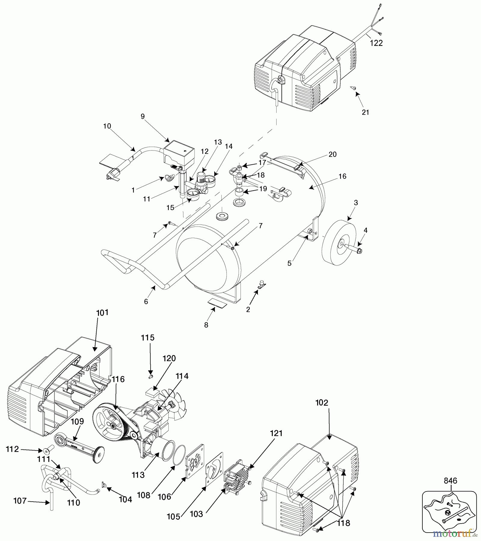 DELTA Divers AIR COMPRESSOR CP503 Seite 1