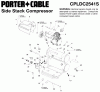 PORTER CABLE A 2.5HP 4G SS DL 1STG 120 CPLDC2541S Ersatzteile Seite 1
