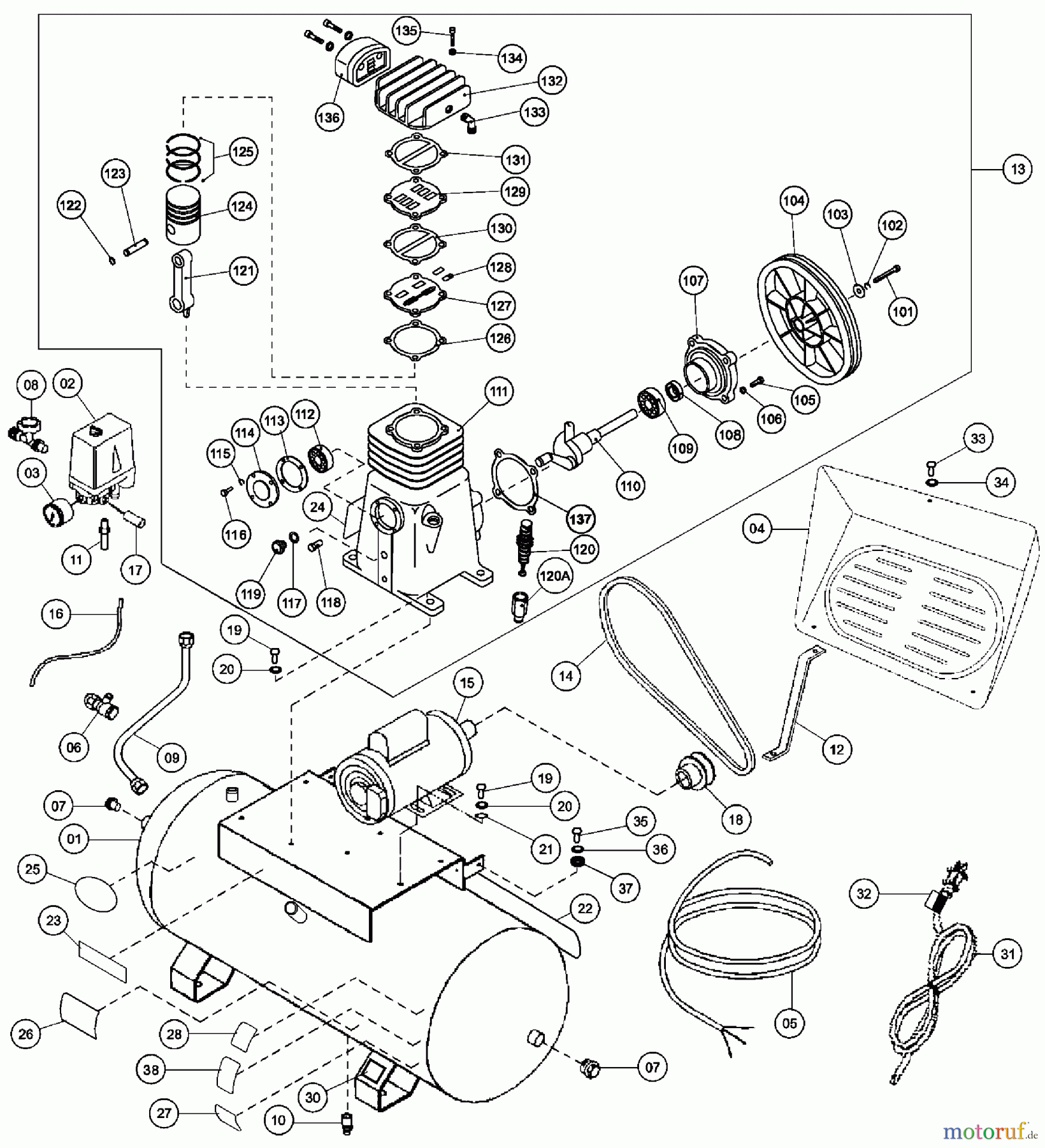 DEWALT Divers KOMPRESSOR D55925F Seite 1
