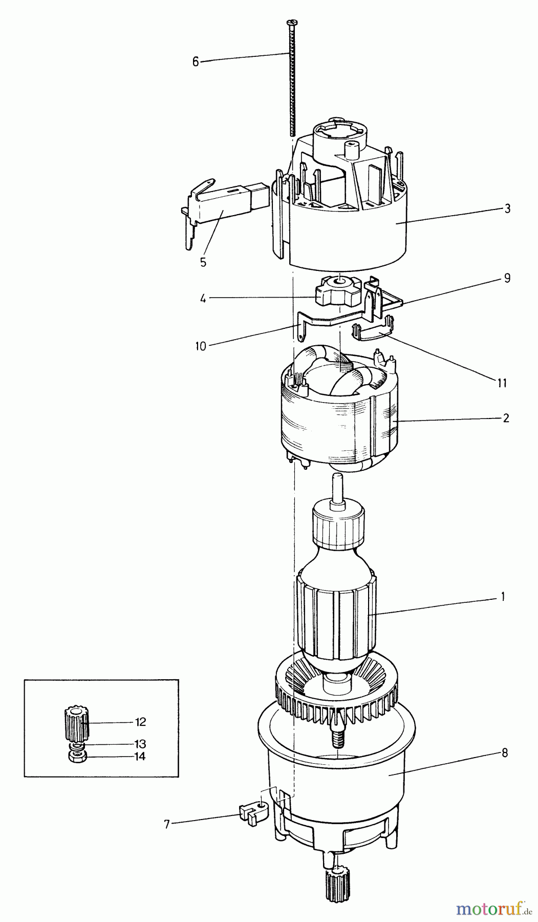 BLACK+DECKER AUSSERHALB RASENMÄHER, HÄCKSLER UND KEHRMASCHINEN MOTOR E73-------B Seite 1