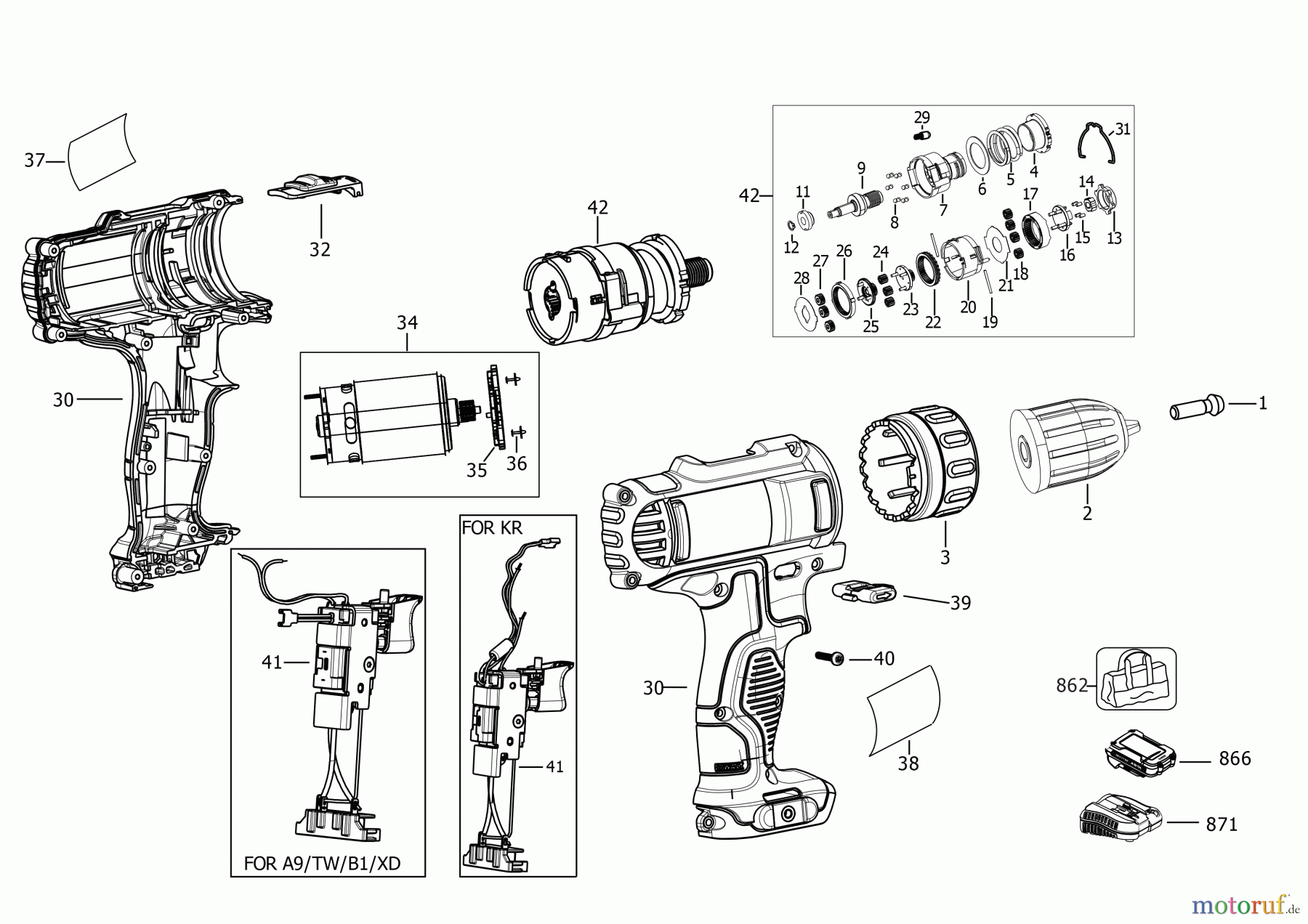 DEWALT AKKUBOHRER CDLS DRILLS 12V AKKU SCHRAUBER DCD700S1E Seite 1
