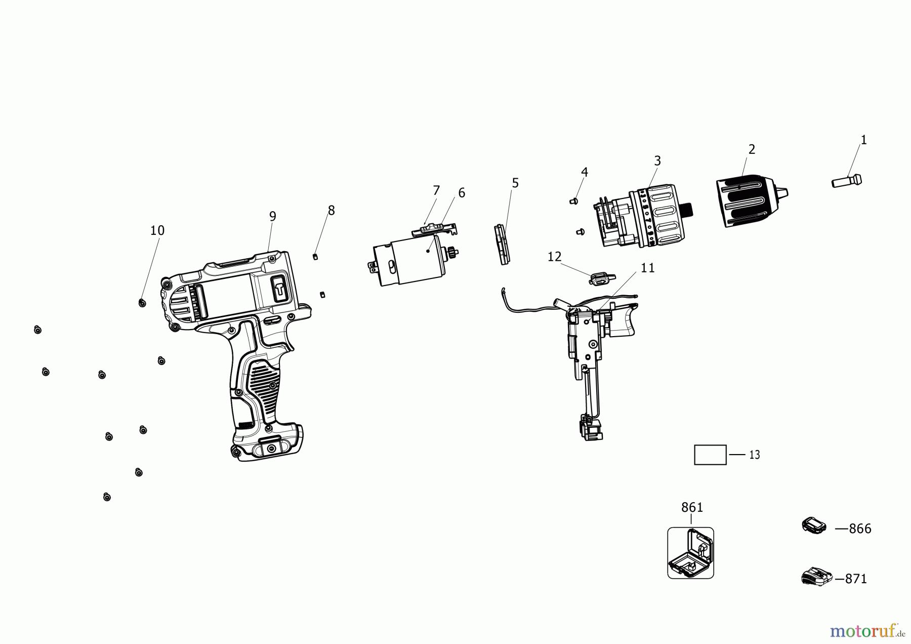 DEWALT AKKUBOHRER CDLS DRILLS 10.8V AKKU-BOHRMASCHINE DCD716 Seite 2