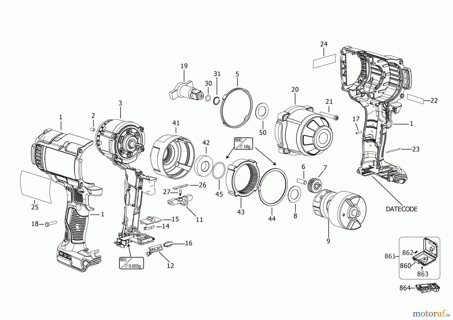  DEWALT SCHRAUBER Schlagschrauber SCHLAGSCHRAUBENSCHL. DCF897 Seite 2