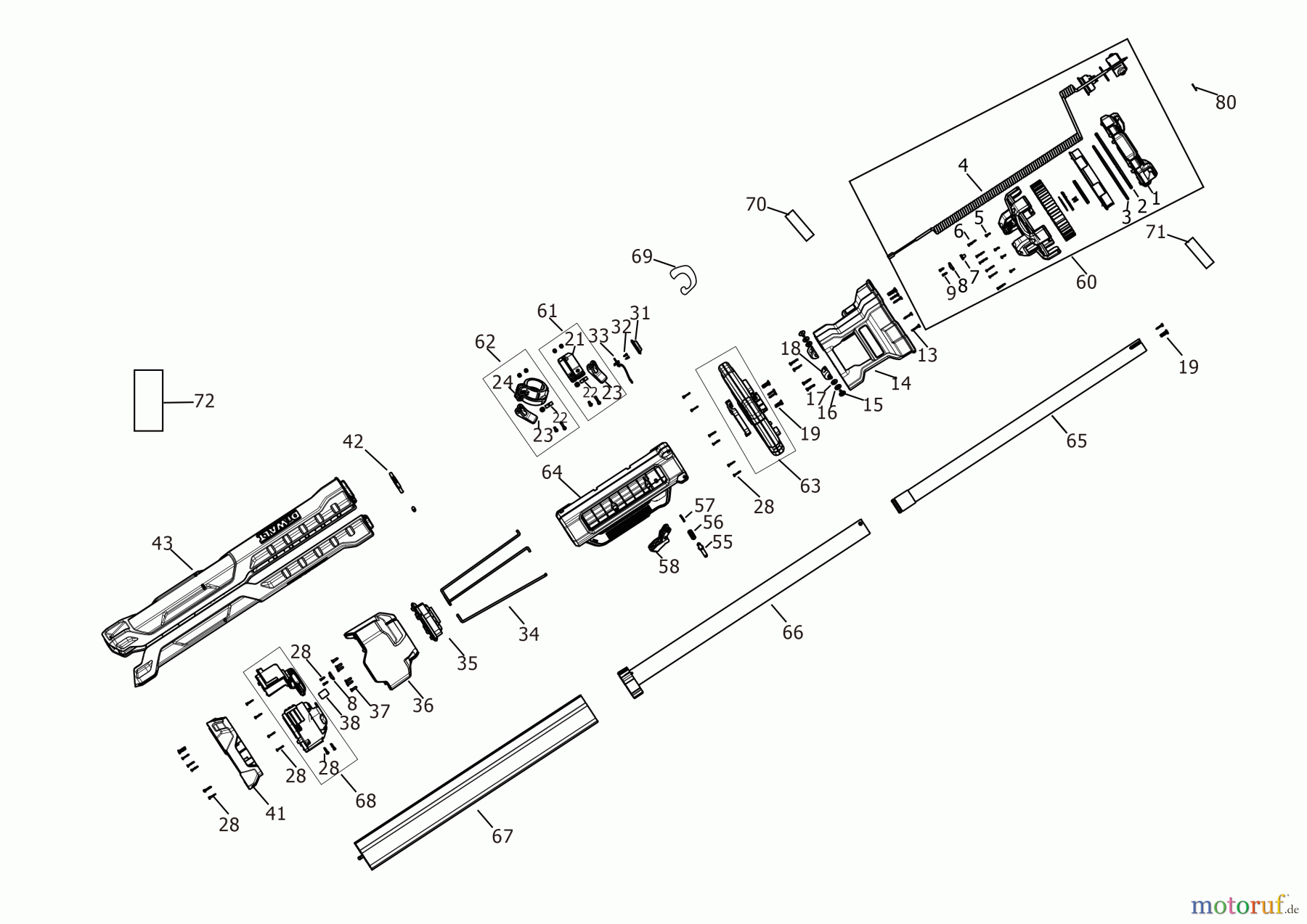DEWALT SCHNURLOS-SONSTIGES ARBEITS-LICHT DCL079BR Seite 1