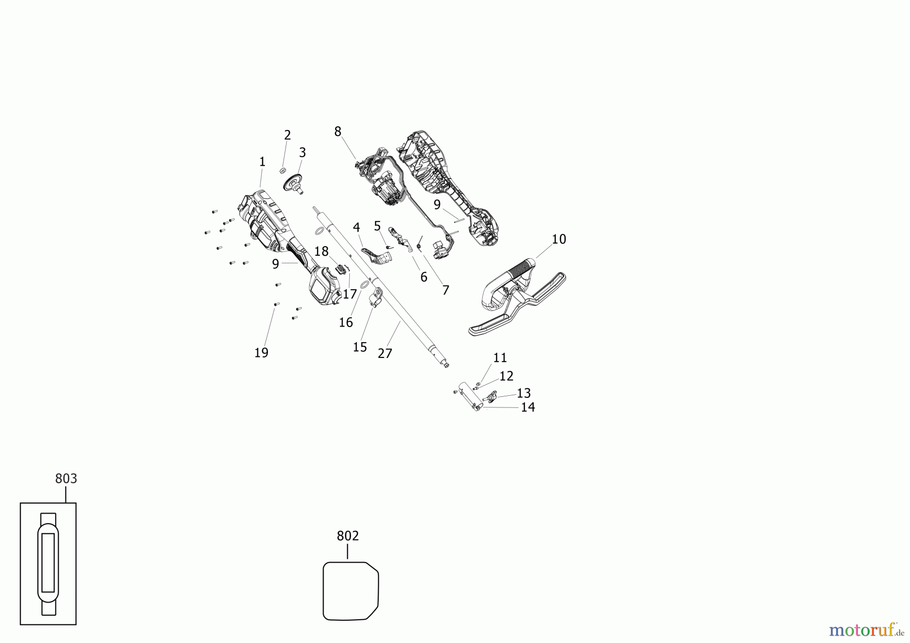 DEWALT Gartengeräte GARTENARBEITER DCMAS5713N Seite 1