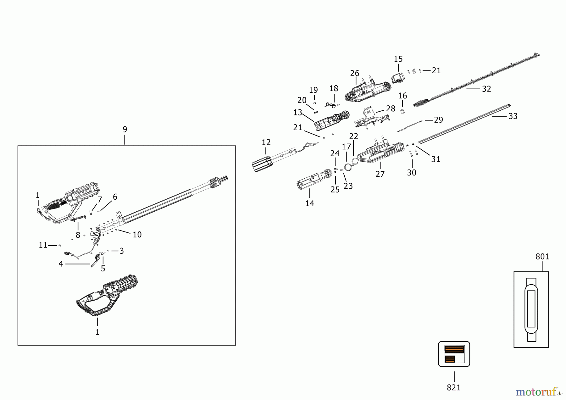 DEWALT Gartengeräte AKKU TRIMMMER DCMPH566N Seite 2