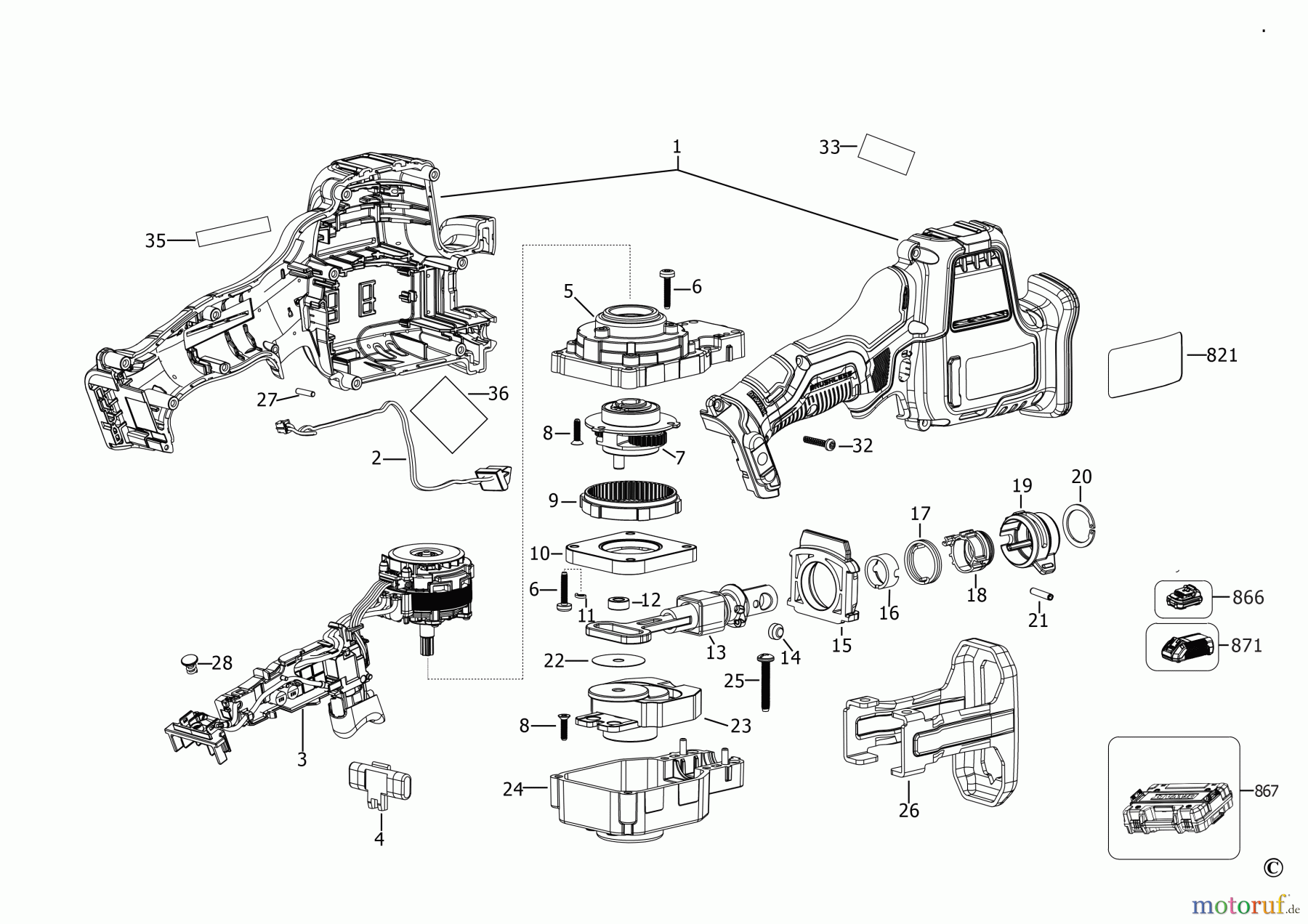 DEWALT HOLZARBEITEN SCHNEIDESÄGEN AKKU SÄBELSÄGE DCS312N Seite 1