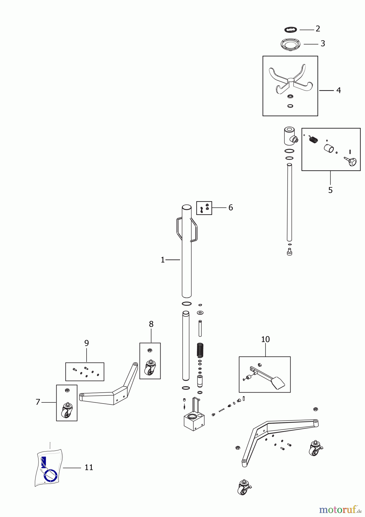 FACOM AUTOMOTIVE TOOLS HYDRAULISCHEN WAGENHEBER DL.50 Seite 2