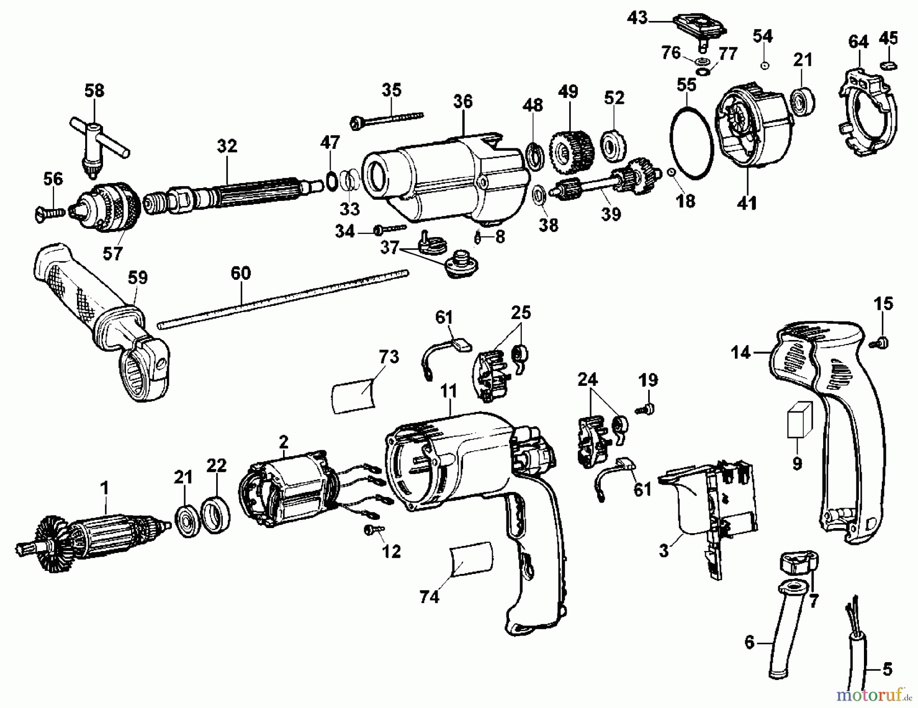 DEWALT Divers 1/2
