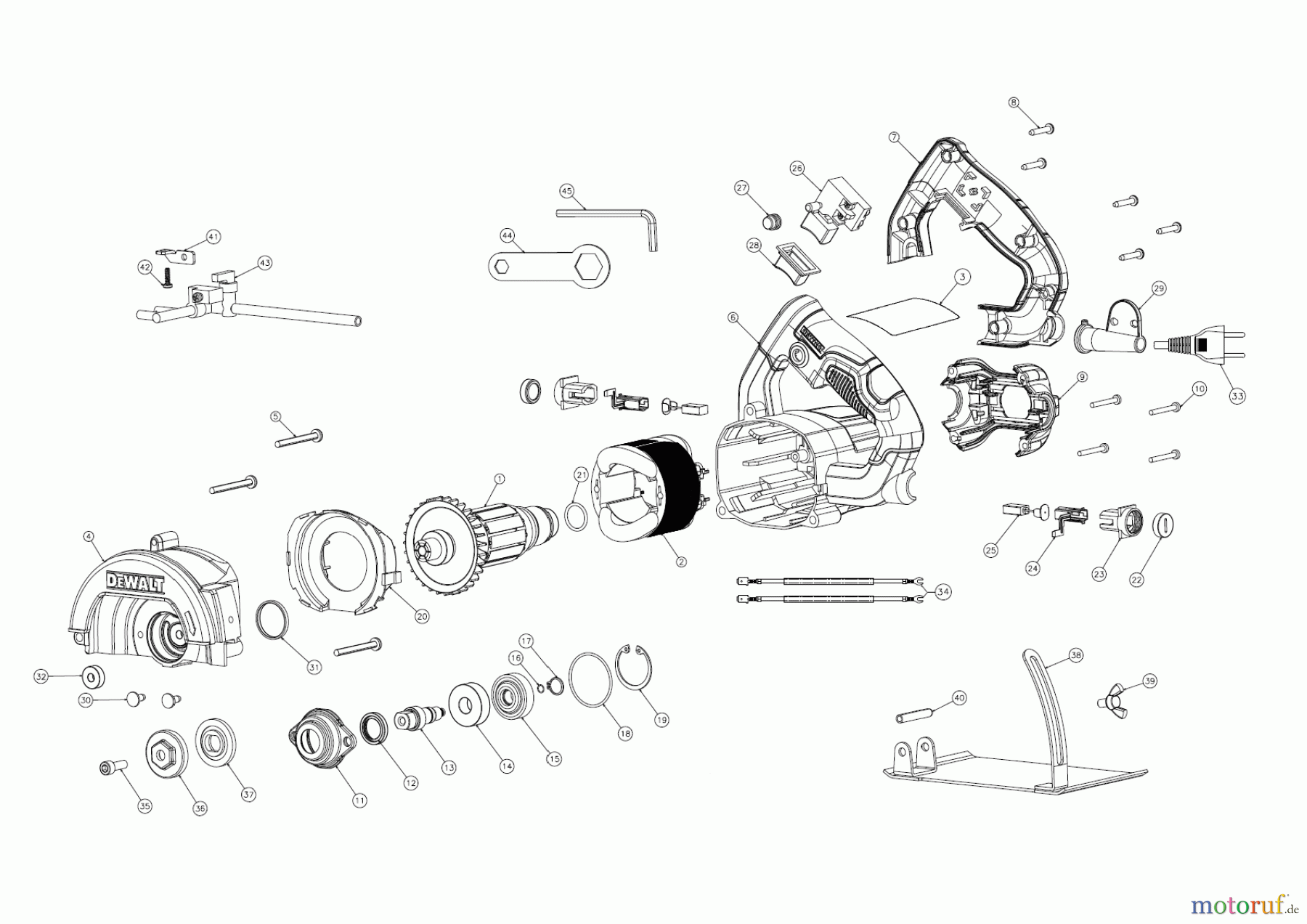  DEWALT Divers TILE CUTTER 125MM 1400W DW862 Seite 1