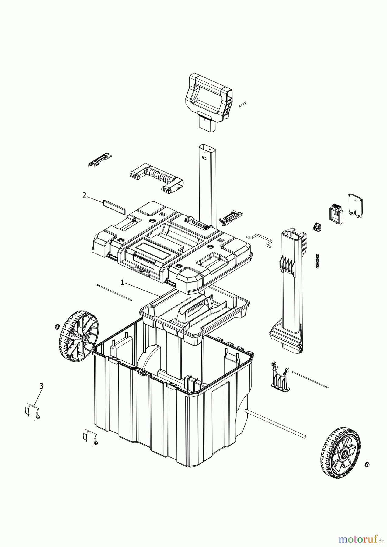 DEWALT LAGERUNG ORGANIZER DWST17820 Seite 1