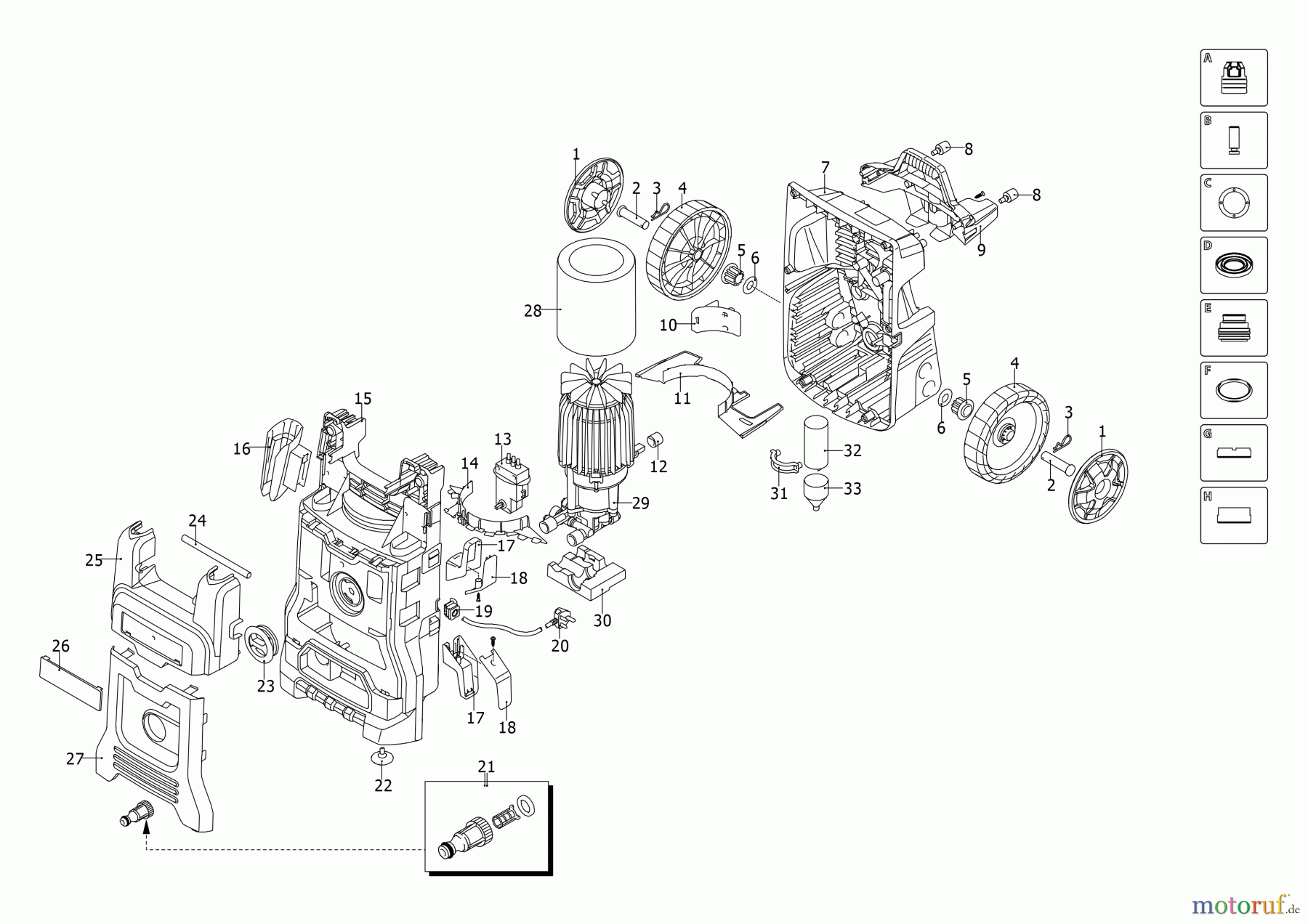 DEWALT HOCHDRUCKREINIGER HOCHDRUCKREINIGER DXPW001ME Seite 2