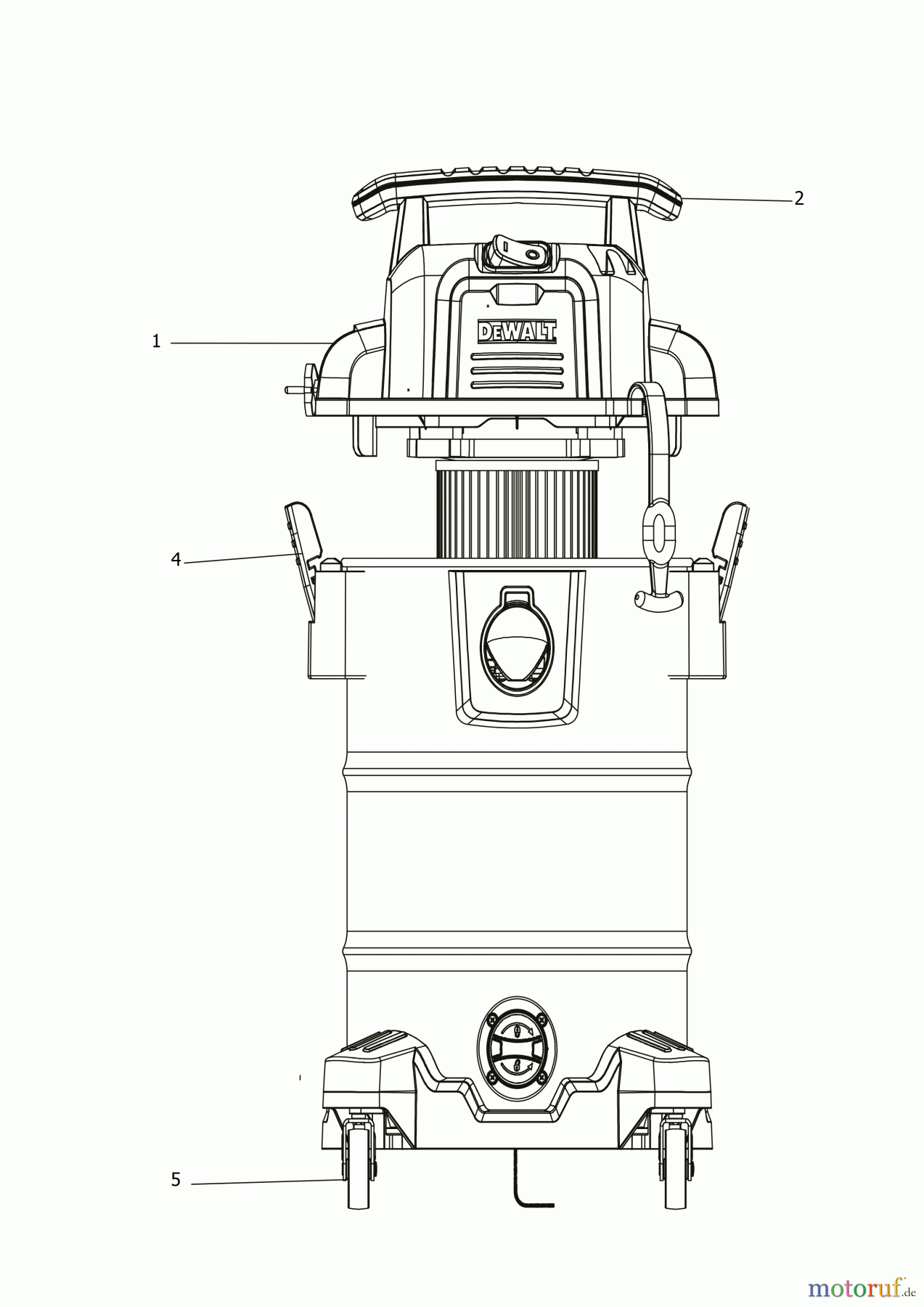 DEWALT VAKUUMEXTRAKTOREN STAUBSAUGER DXV30SAPTA Seite 1