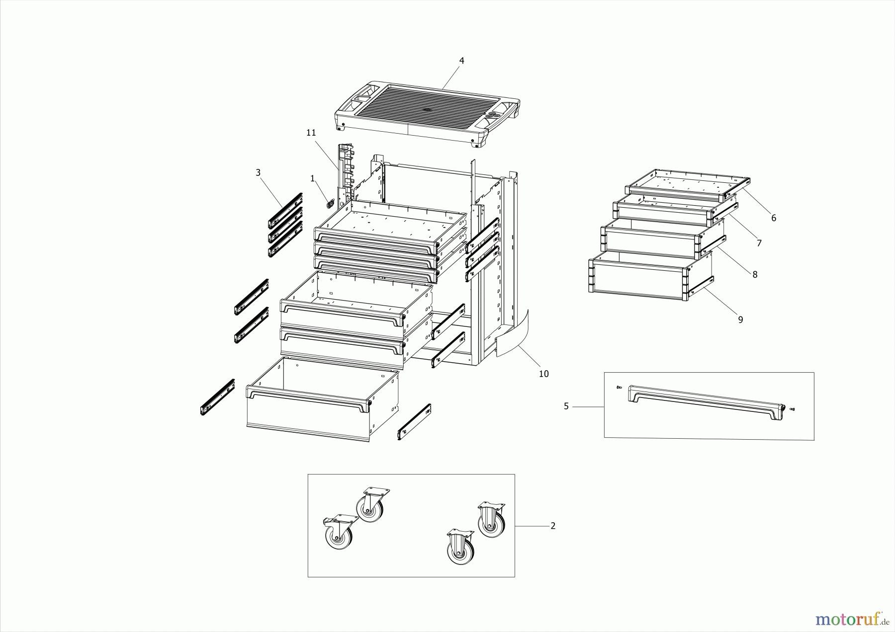 EXPERT STORAGE WERKSTATTWAGEN E011206 Seite 1