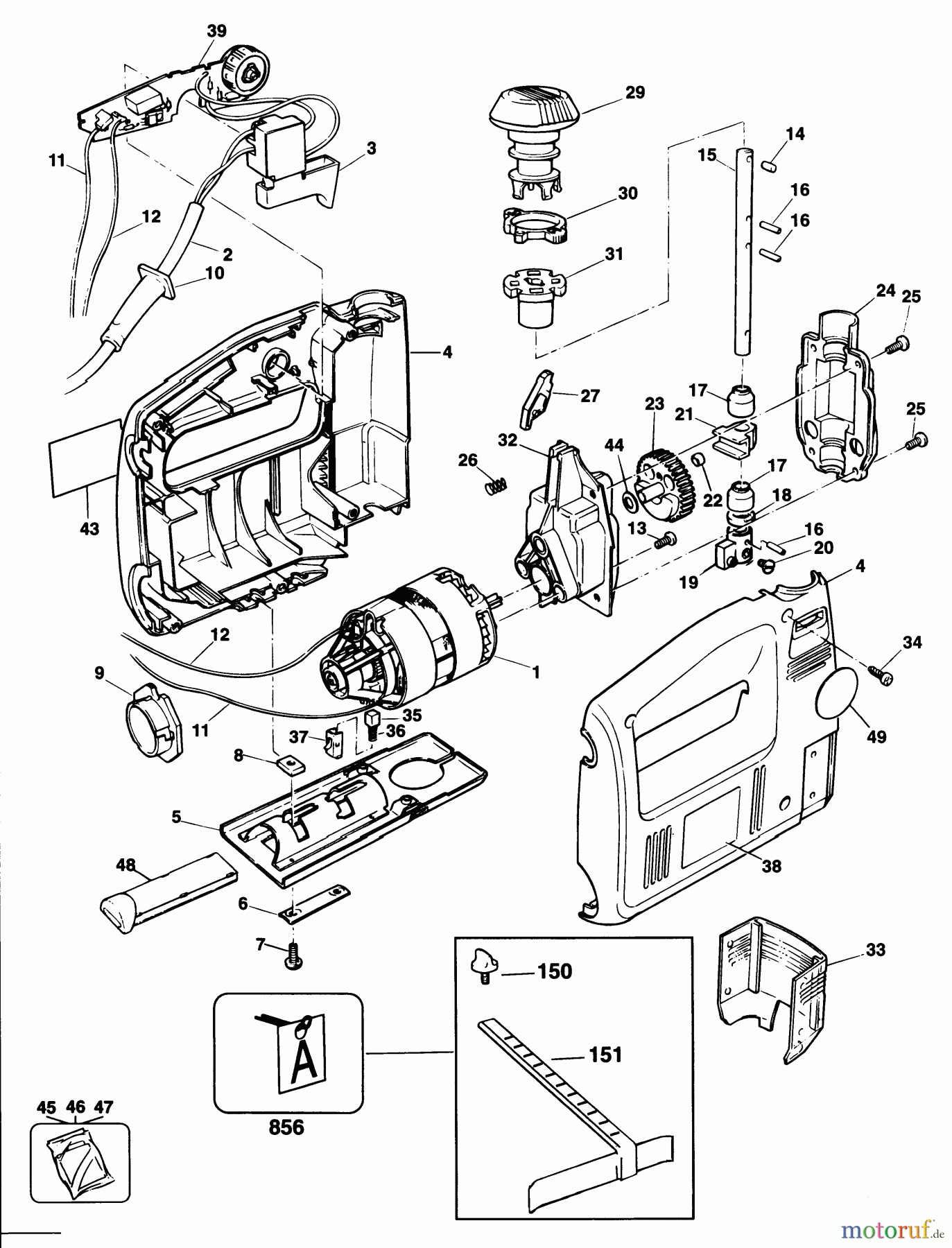 BLACK+DECKER INNENAUSSTATTUNG SÄGE STICHSÄGE DN630SE Seite 1