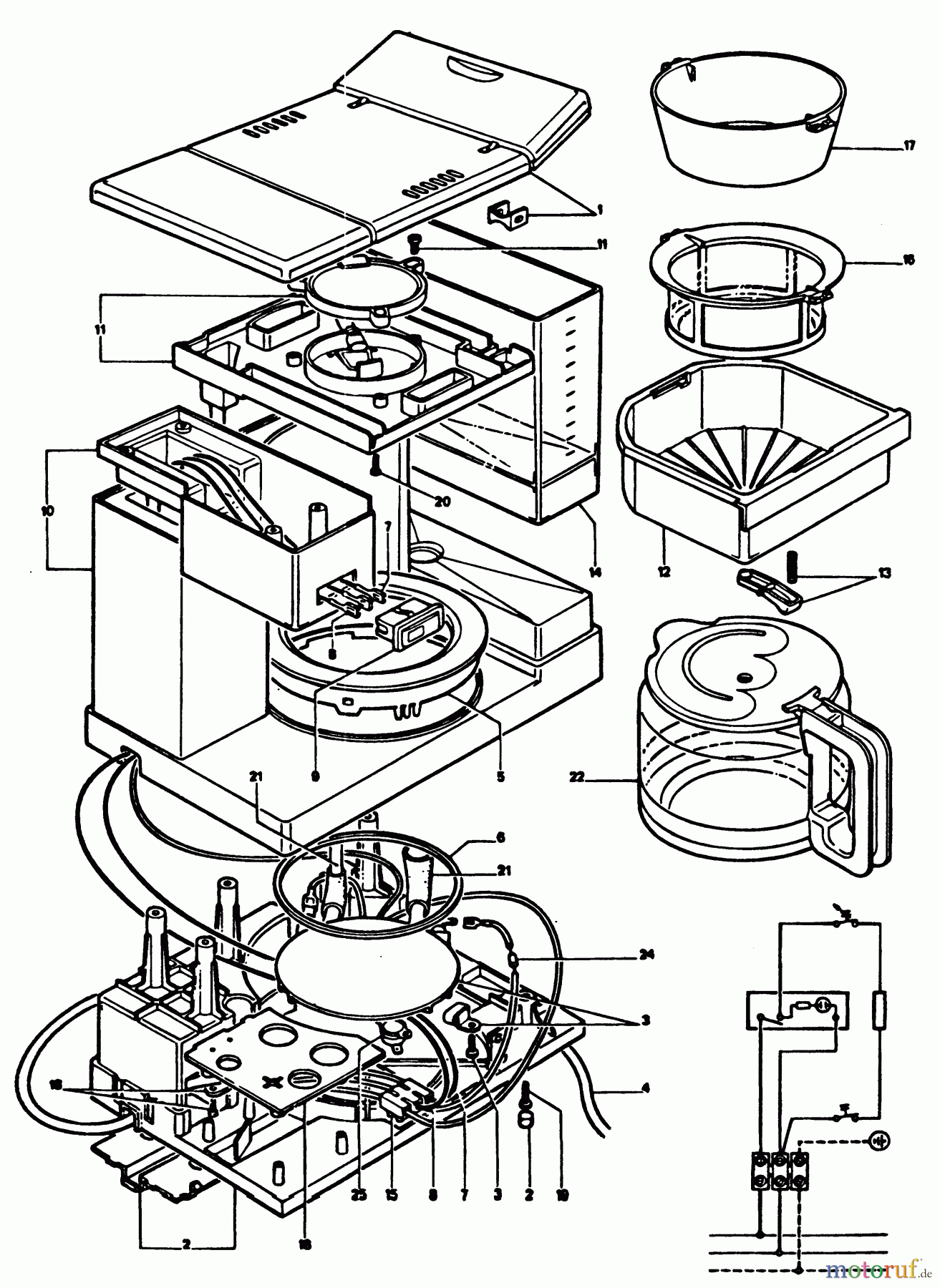BLACK+DECKER HAUSHALT GETRÄNKE KAFFEEMASCHINE DCM200 Seite 1