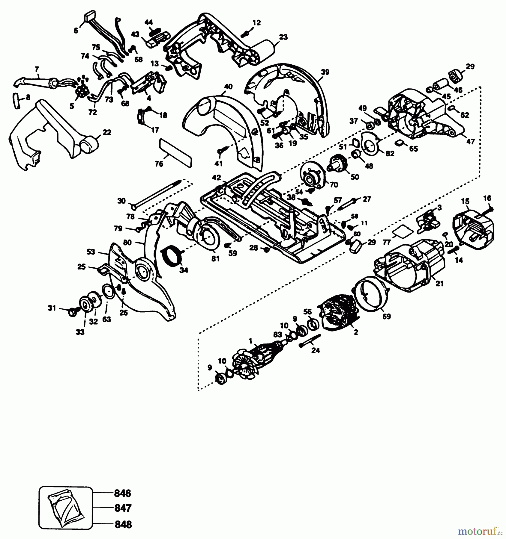  BLACK+DECKER INNENAUSSTATTUNG SÄGE KREISSÄGE PL41 Seite 1