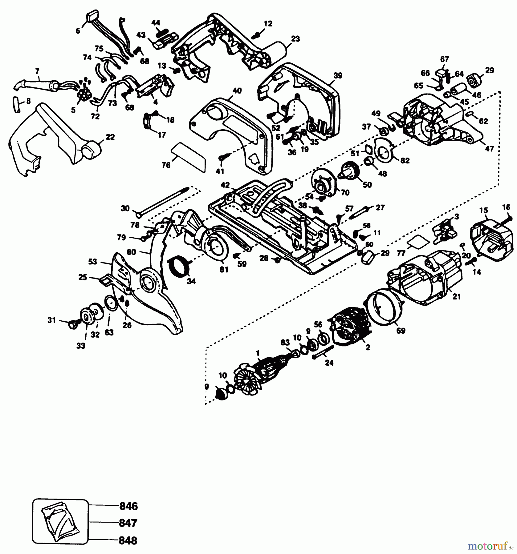 BLACK+DECKER INNENAUSSTATTUNG SÄGE KREISSÄGE BD365 Seite 1